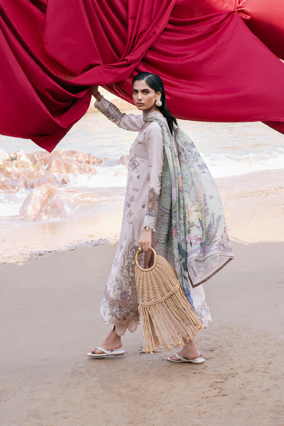 Florent Festive Luxury Lawn – FLL-2A - Image 3