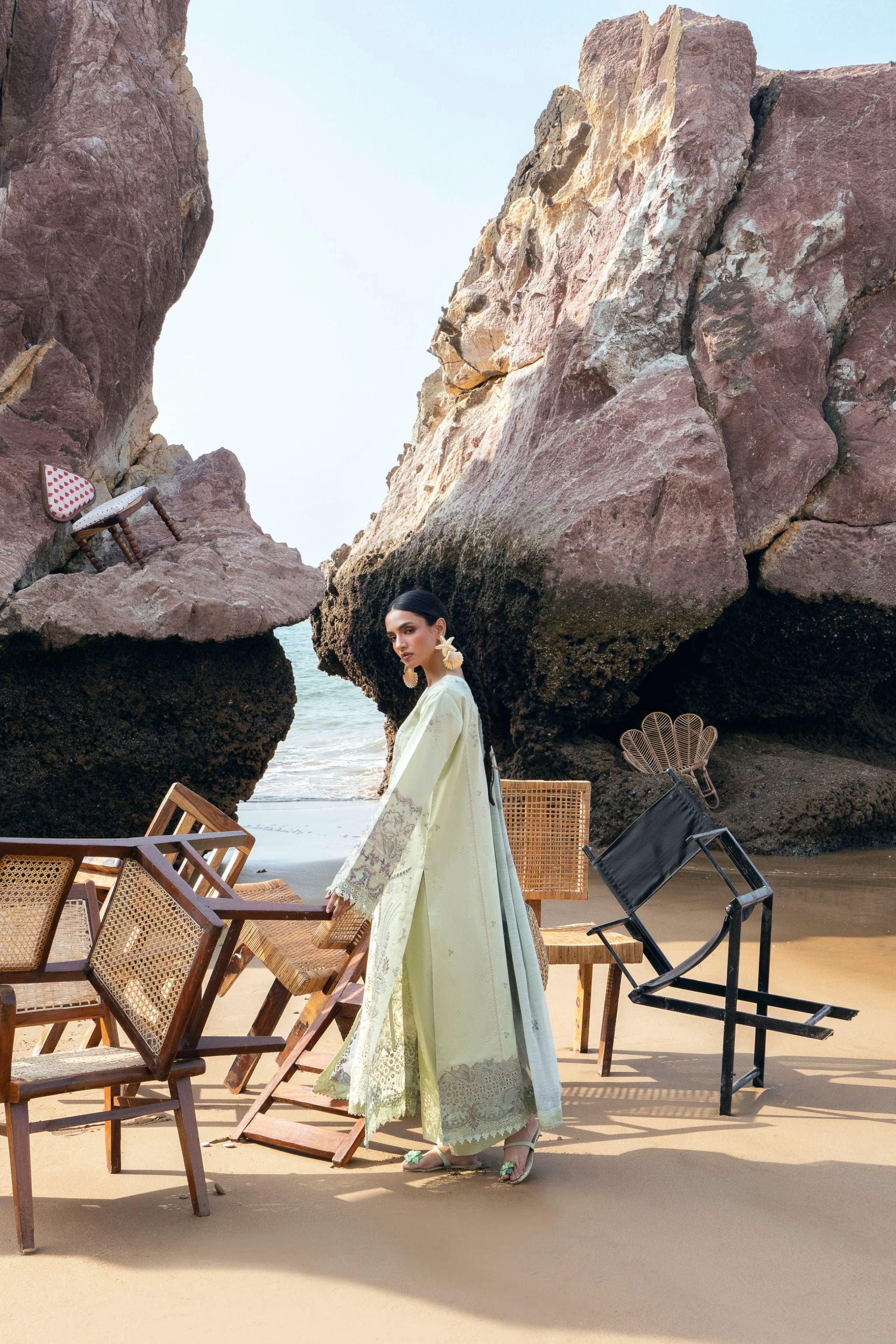 Florent Festive Luxury Lawn – FLL-3B - Image 6
