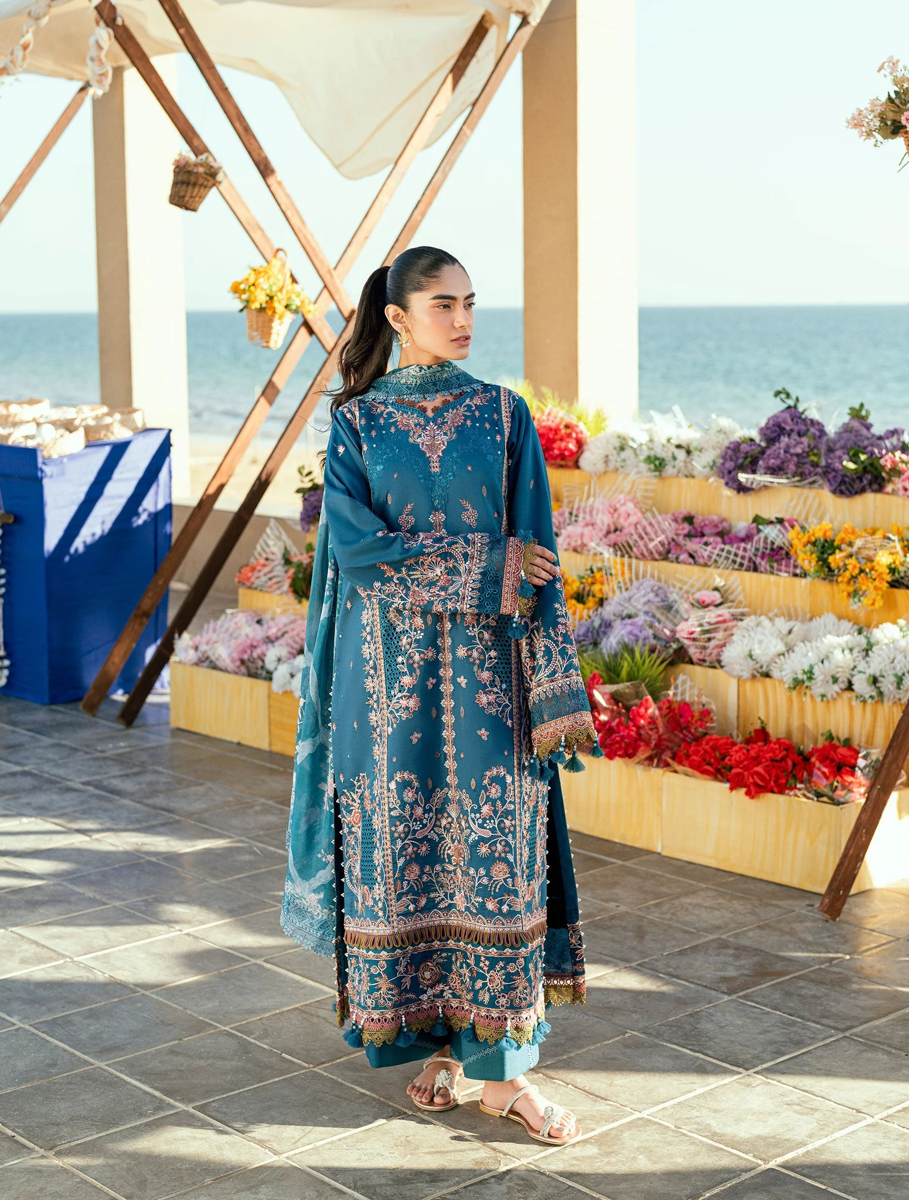 Florent Luxury Lawn Eid Edit – FL-8B - Image 3