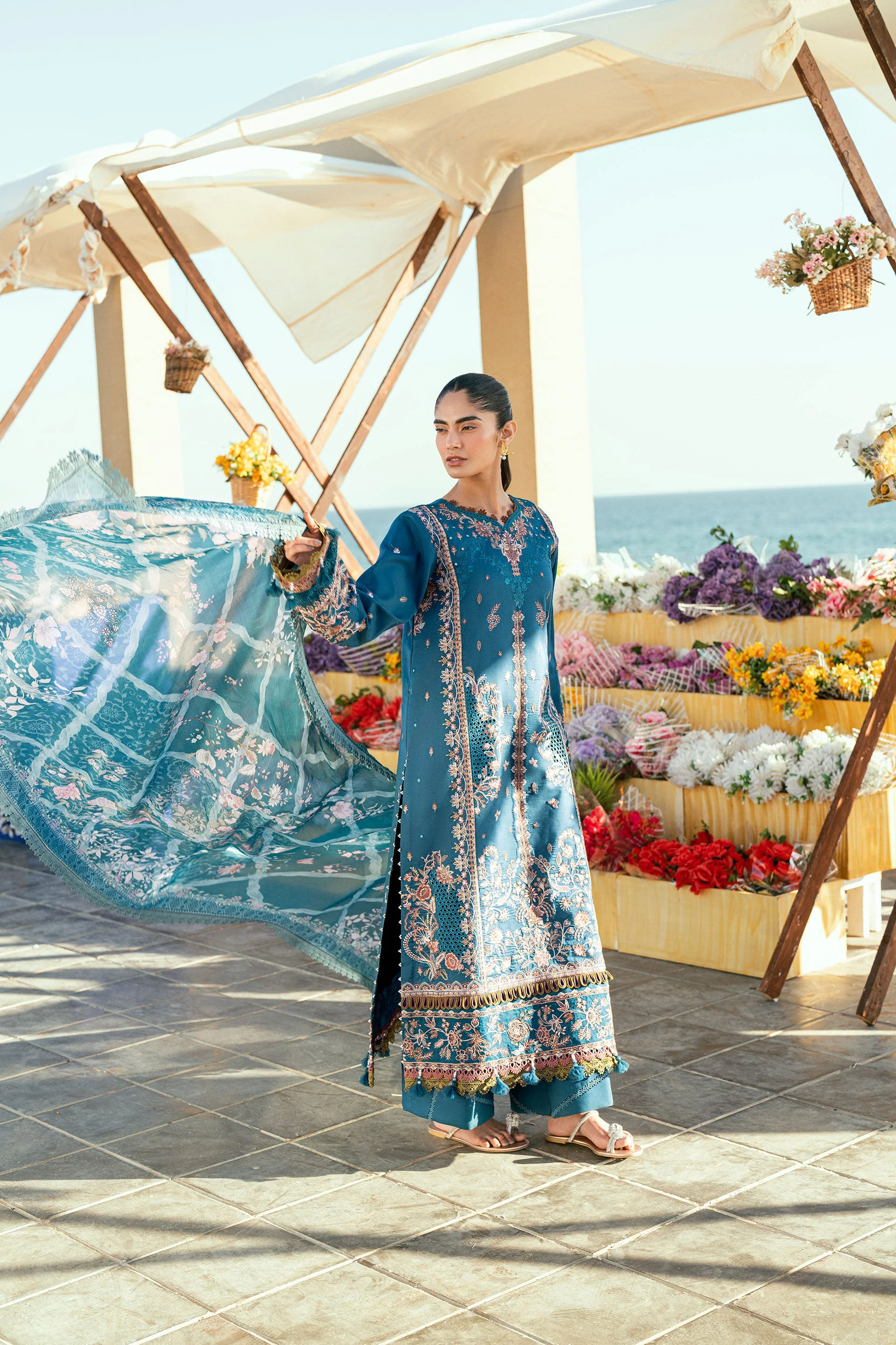 Florent Luxury Lawn Eid Edit – FL-8B - Image 5