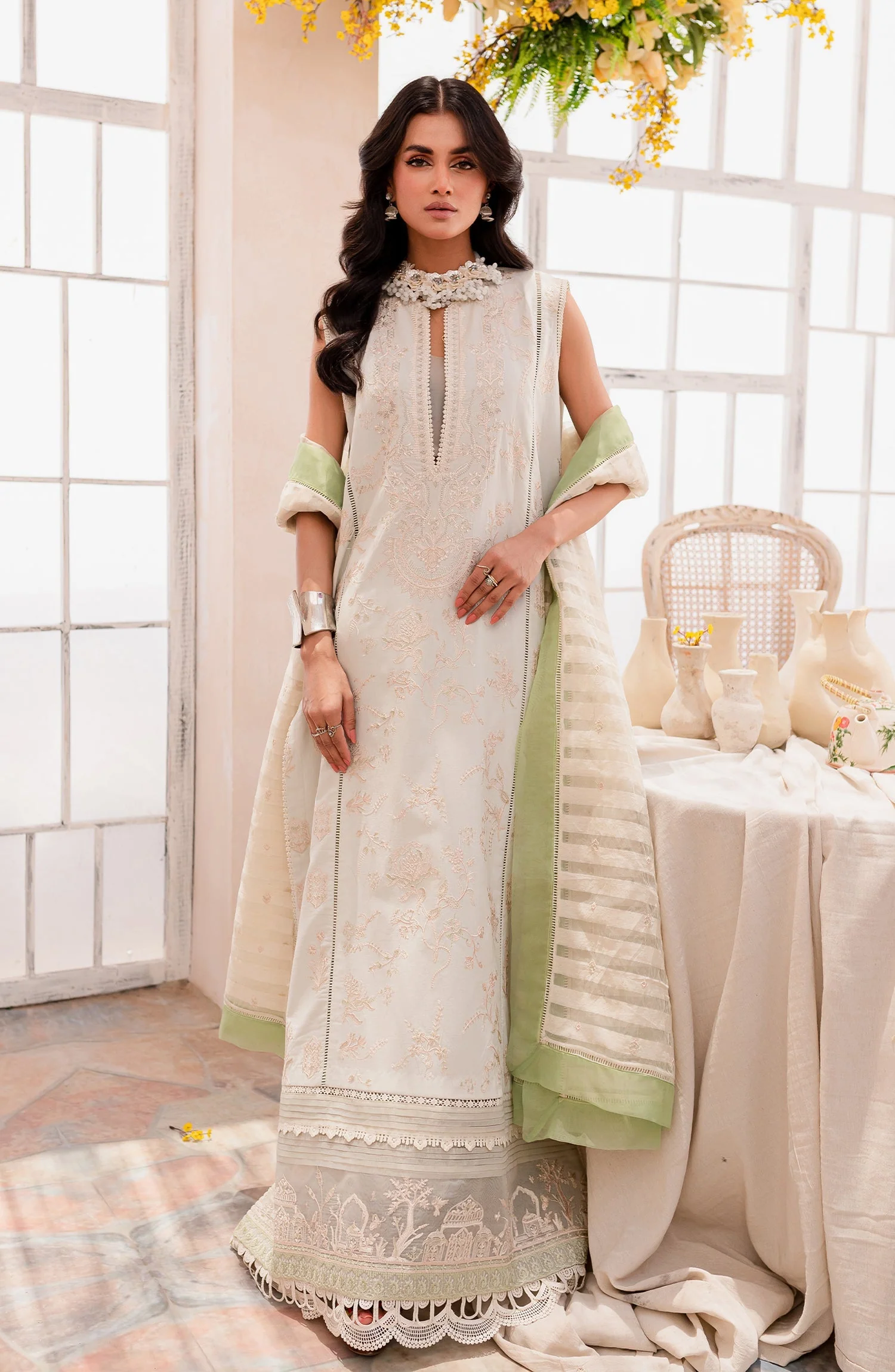Freesia by Maryum N Maria Maheru Luxury Lawn – Barsha (MLFD-145) - Image 2