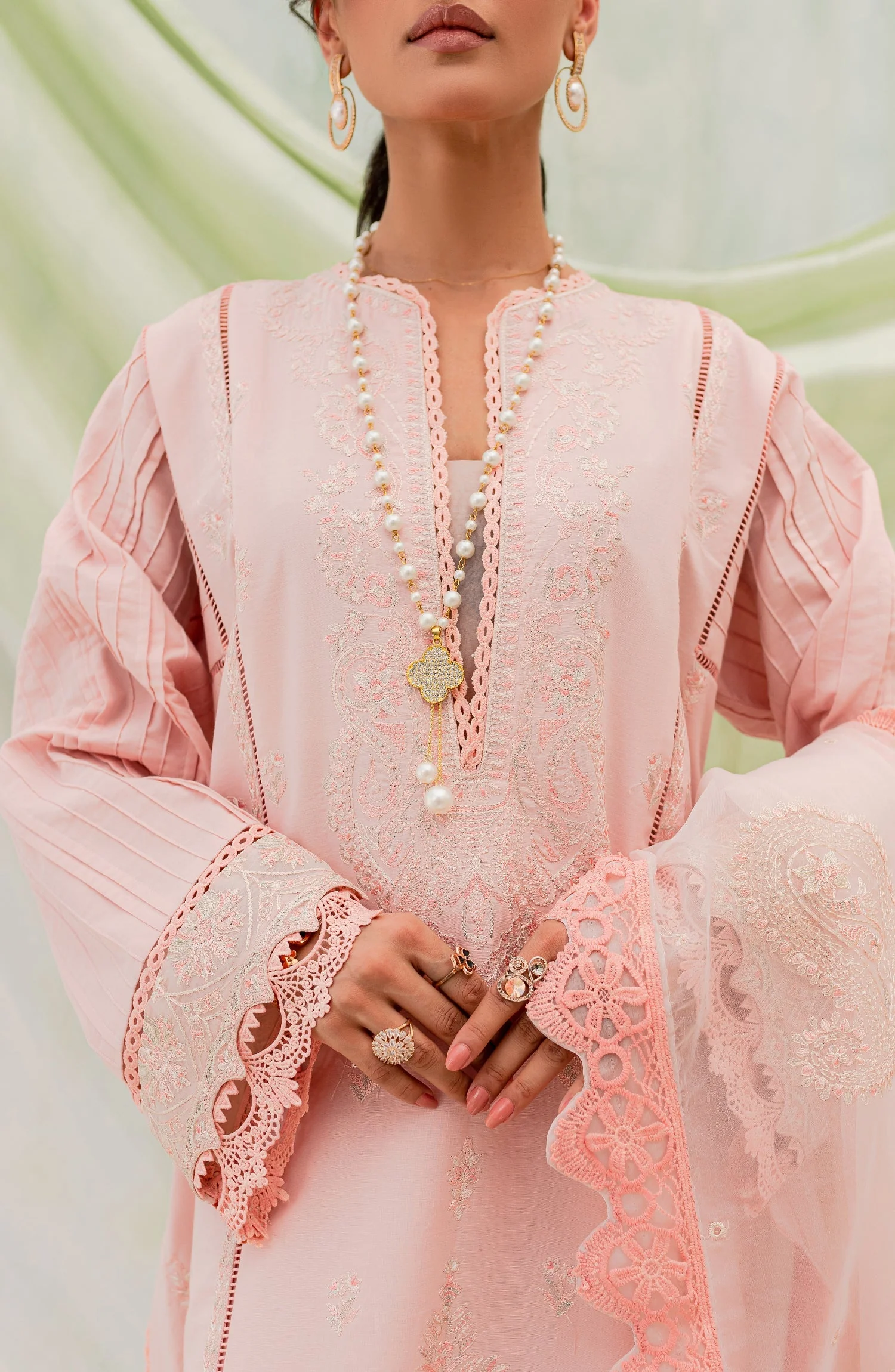 Freesia by Maryum N Maria Maheru Luxury Lawn – Porna (MLFD-152) - Image 5