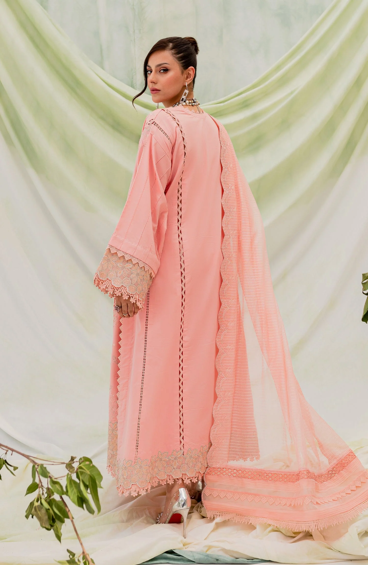Freesia by Maryum N Maria Maheru Luxury Lawn – Ranya (MLFD-146) - Image 6