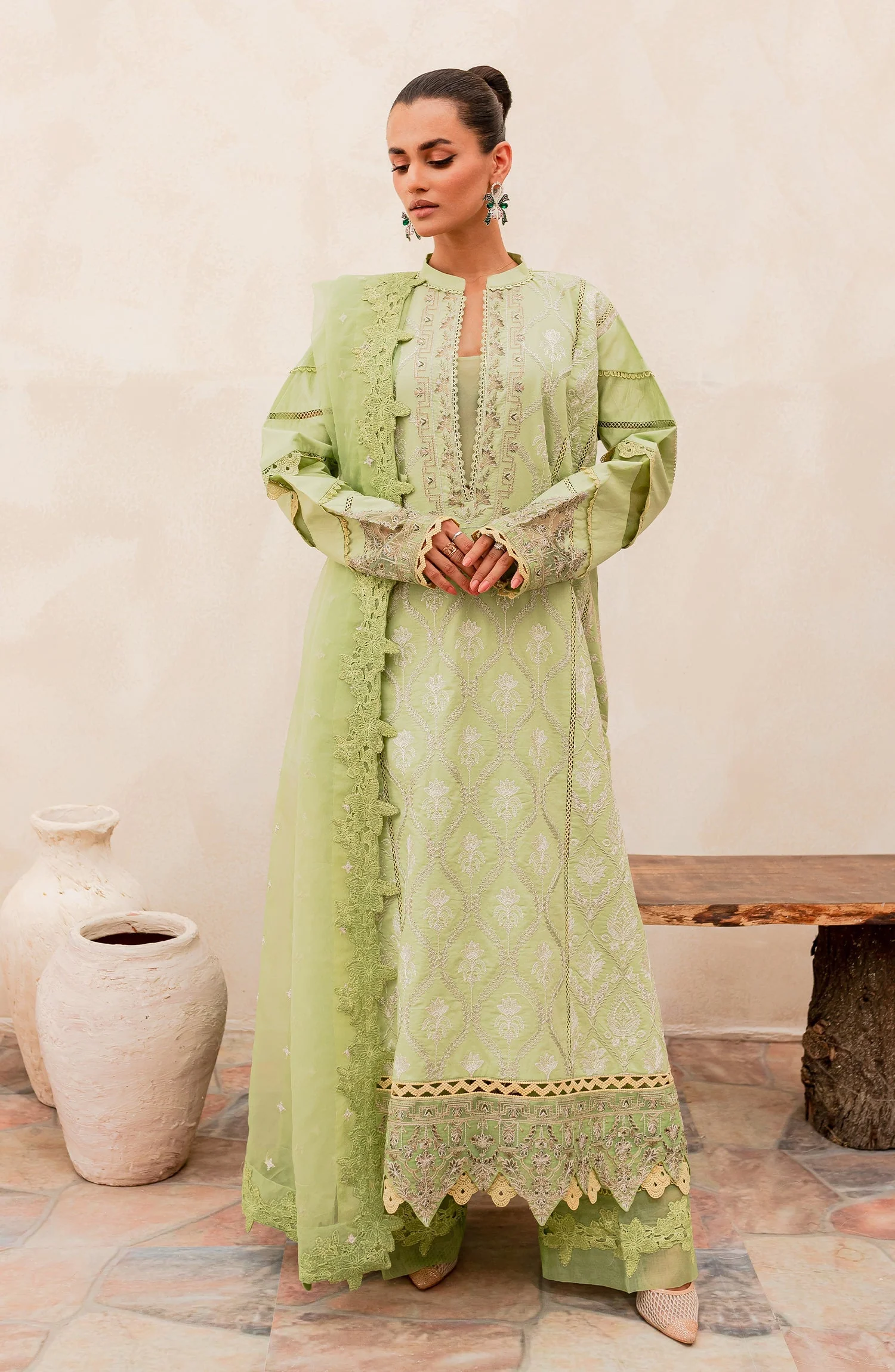 Freesia by Maryum N Maria Maheru Luxury Lawn – Rimi (MLFD-144) - Image 2
