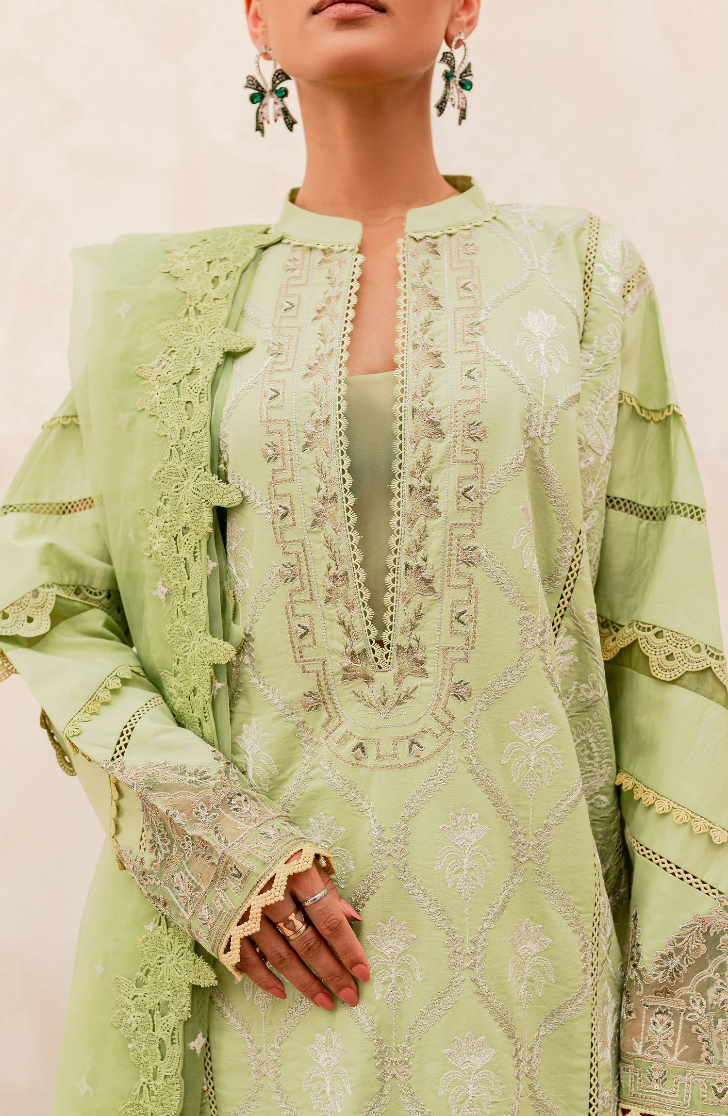 Freesia by Maryum N Maria Maheru Luxury Lawn – Rimi (MLFD-144) - Image 4