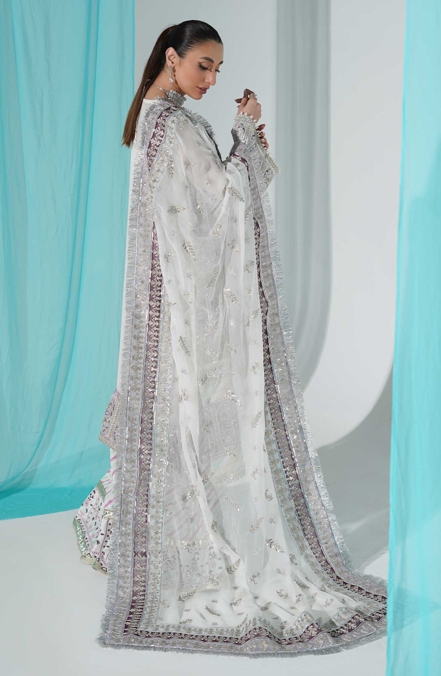 Freesia by Maryum N Maria Sang e Paras Luxury Formals – Sharara - Mira (FFD-0097) - Image 4