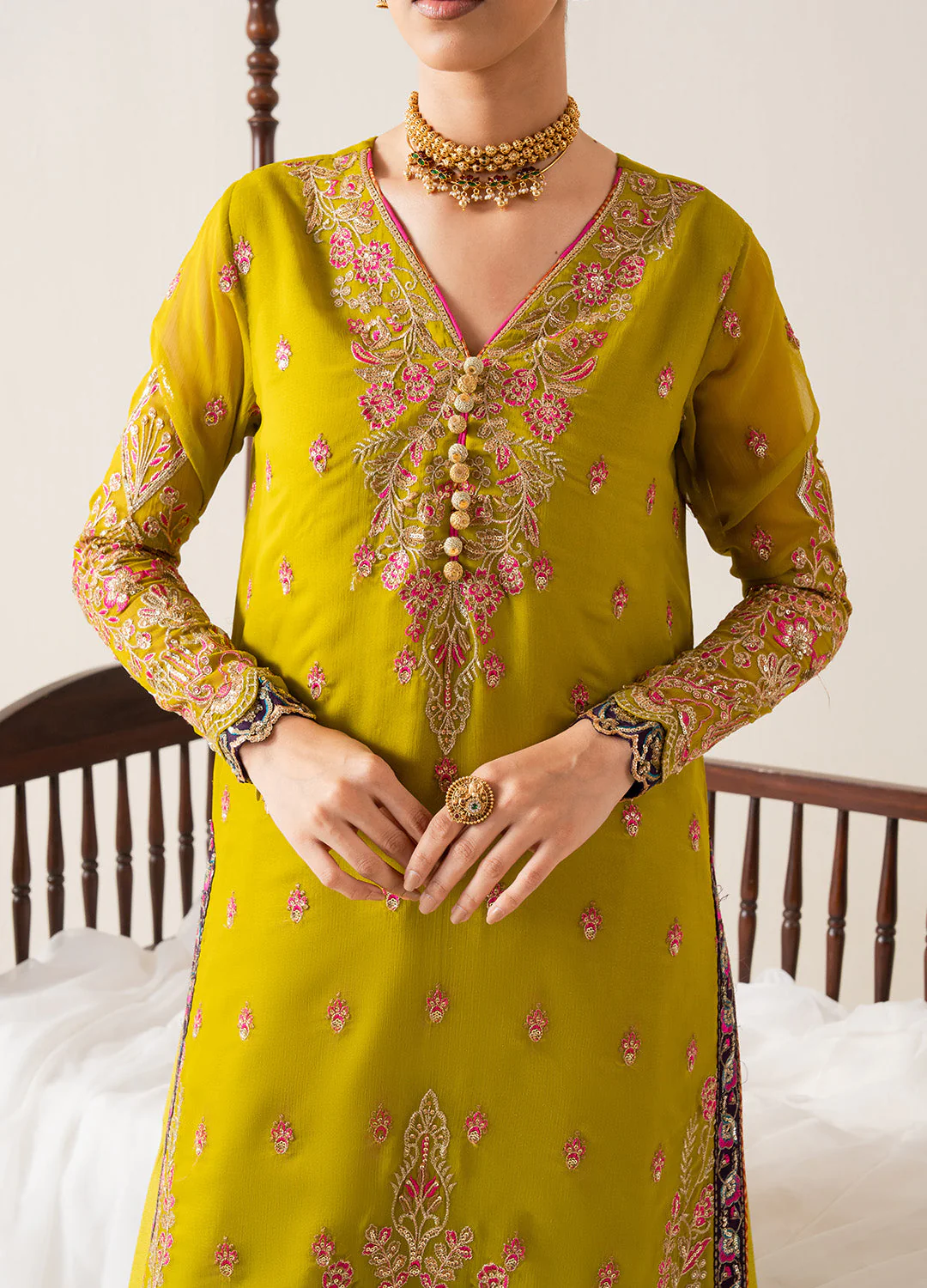 Freesia by Maryum N Maria Zaib Luxury Formals – REINE - FS50134 - Image 2