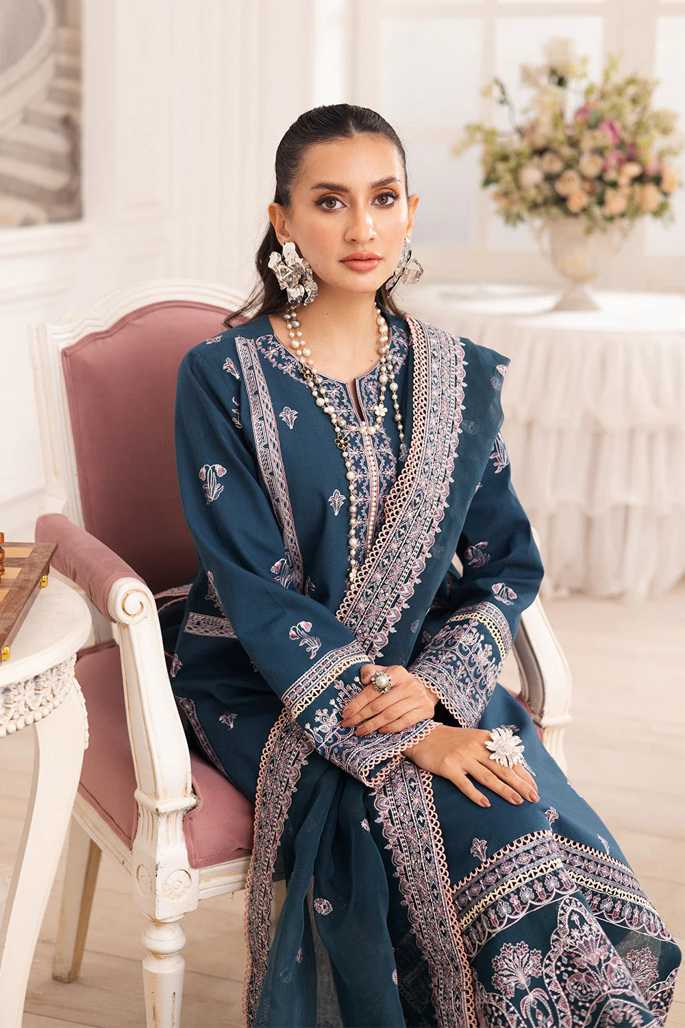 Freesia Mira Lawn by Maryum N Maria – FIROUZEH - FS50101 - Image 2