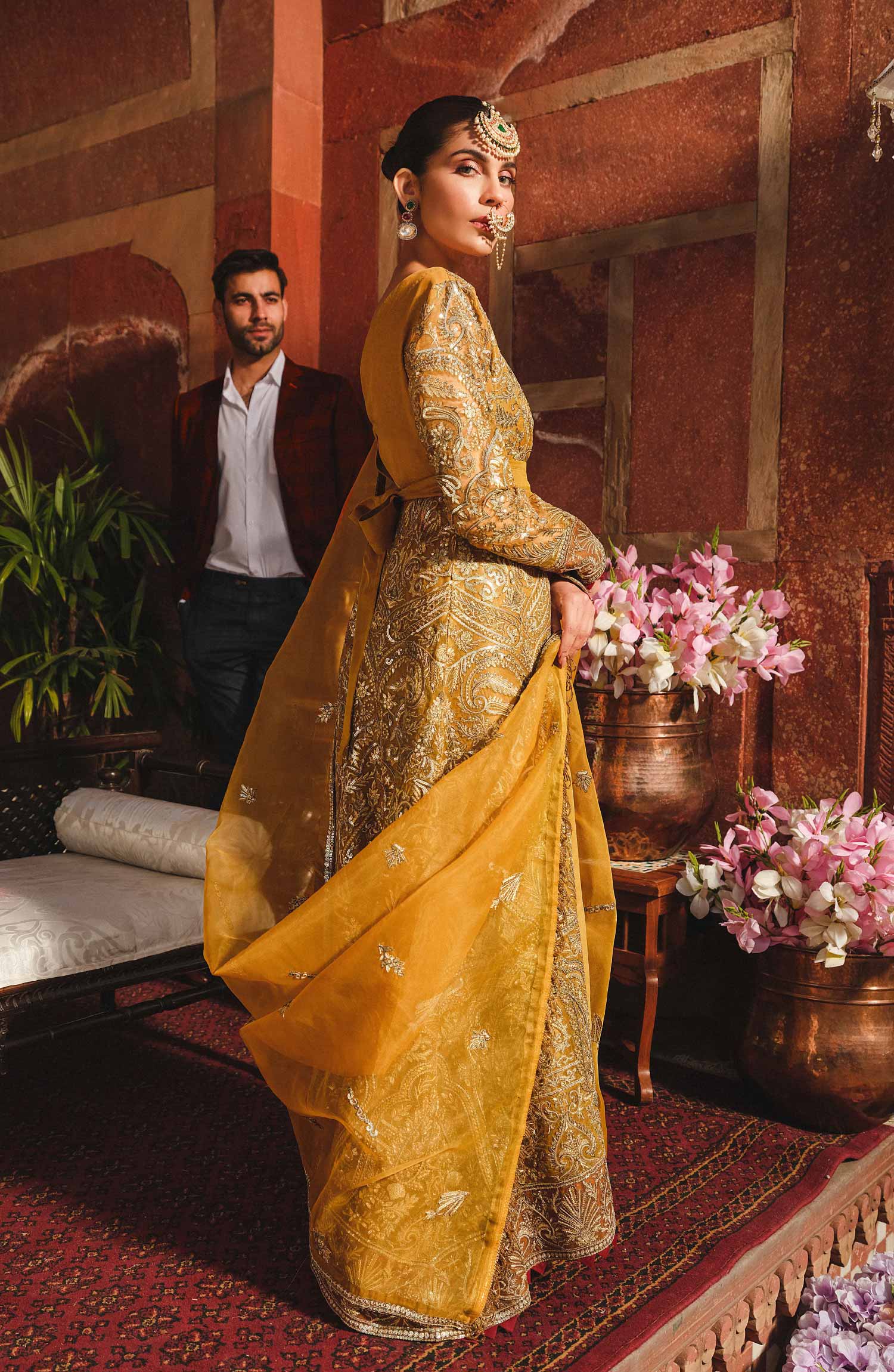 Freesia Miraj Wedding Formals by Maryum N Maria – Formal Gown - ORNATE (FFG-0010) - Image 3