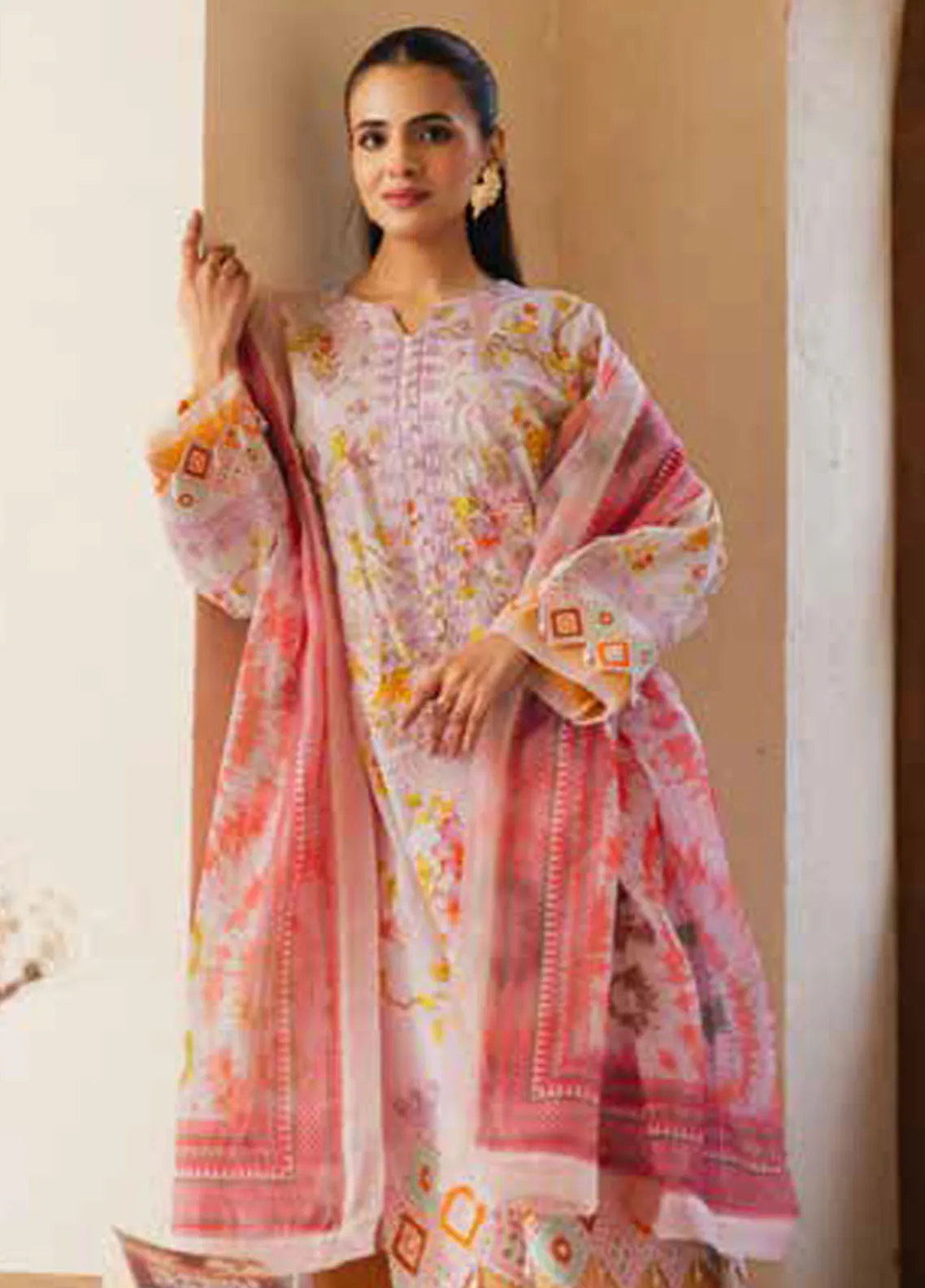 Freesia Zen Lawn by Maryum N Maria – FW-50071 Adiva - Image 5