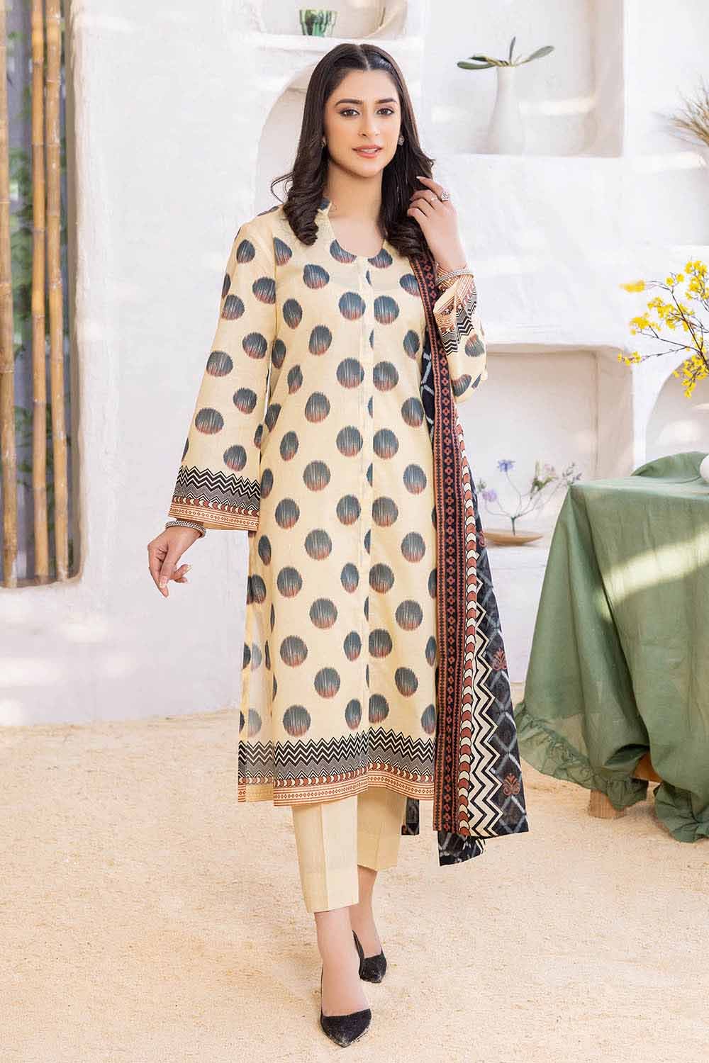 Gul Ahmed 2023 โ 3PC Lawn Printed Suit CL-32330 A - Image 3