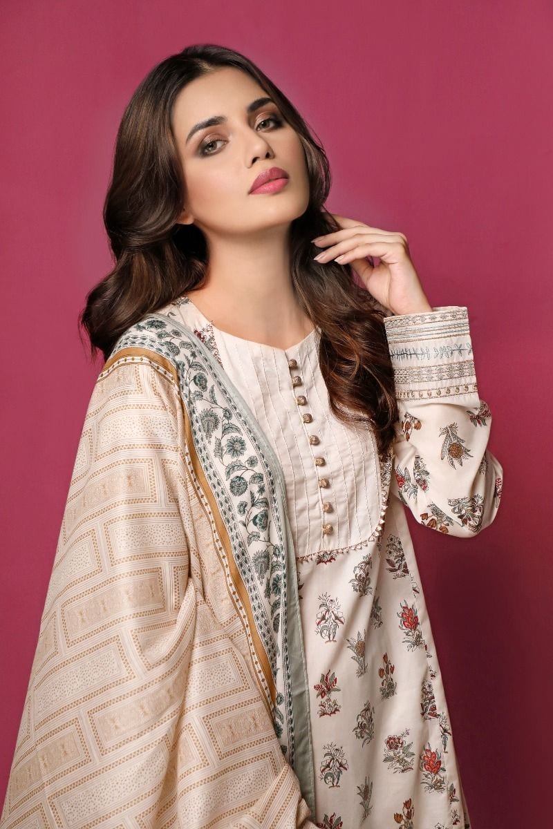 Gul Ahmed Mid-Summer Baraan Collection – 3 PC Unstitched Digital Embroidered Suit CL-894 - Image 2