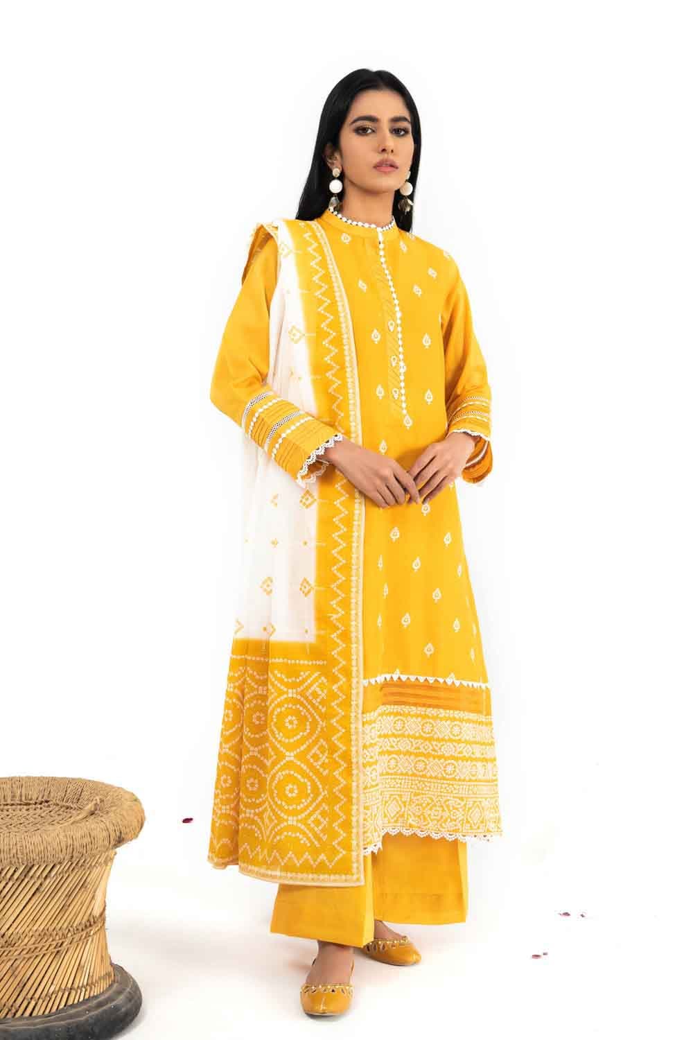 Gul Ahmed Summer 2022 · Chunri Collection – 3PC Chunri Lawn Suit CL-22045 - Image 3