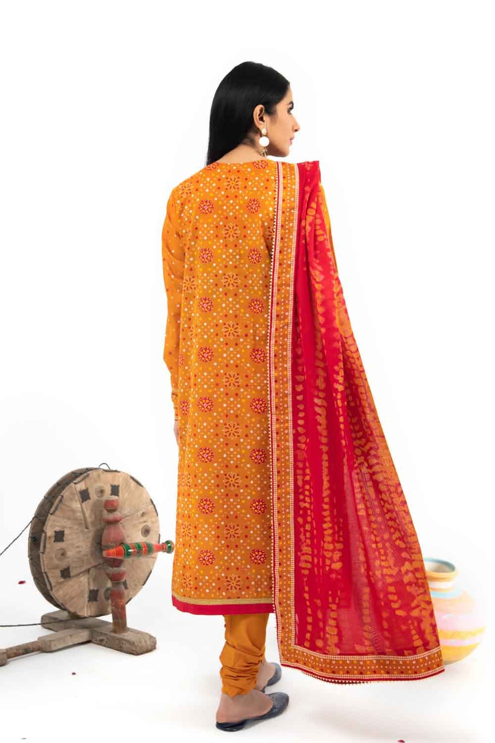 Gul Ahmed Summer 2022 · Chunri Collection – 3PC Chunri Lawn Suit CL-22050 B - Image 4