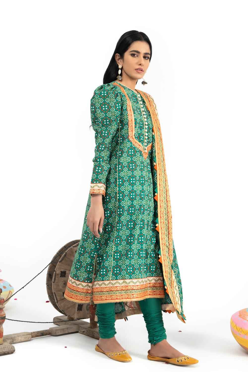 Gul Ahmed Summer 2022 · Chunri Collection – 3PC Chunri Lawn Suit CL-22054 B - Image 7