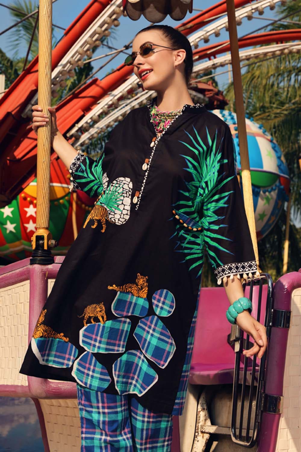 Gul Ahmed Summer 2022 · Essential 1 PC Collection – 1 PC Digital Printed Lawn Shirt SL-854 - Image 2