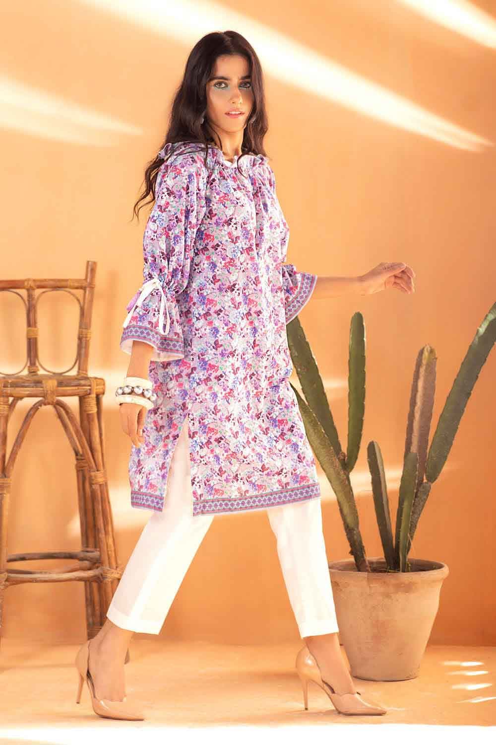 Gul Ahmed Summer 2022 · Essential 1 PC Collection – 1PC Digital Printed Lawn Shirt SL-932 B - Image 2