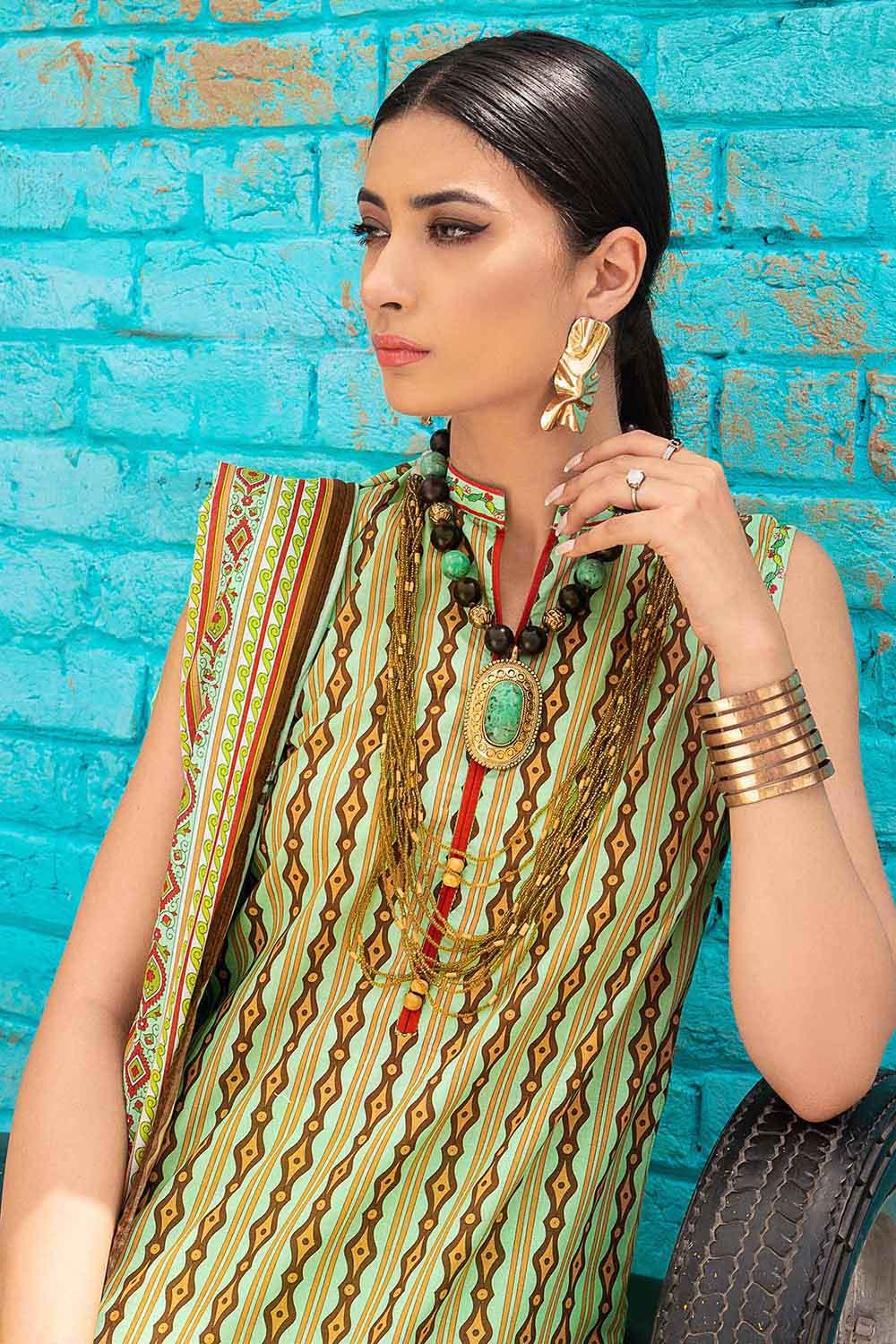 Gul Ahmed Summer 2022 · Essential 2PC Collection – 2PC Printed Lawn Shirt Dupatta TL-312 B - Image 2