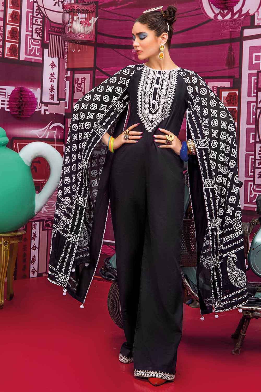 Gul Ahmed Summer 2022 · Essential 3PC Collection – 3PC Embroidered Lawn Suit DN-22026 - Image 3