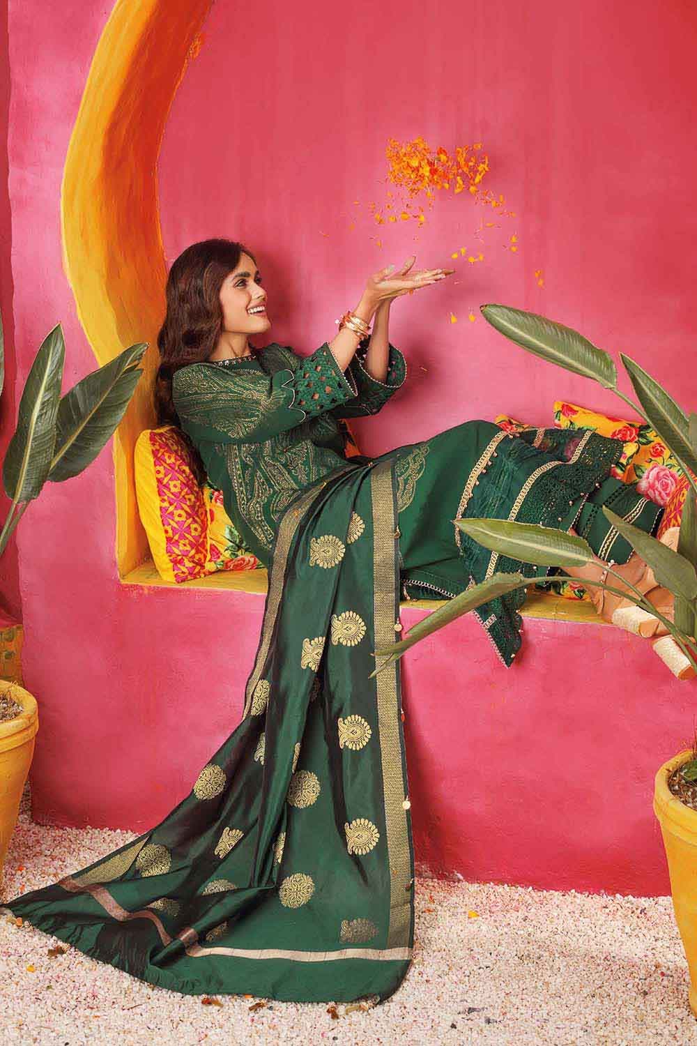 Gul Ahmed Summer 2022 · Premium Collection – 3PC Jacquard Suit MJ-22007 - Image 2