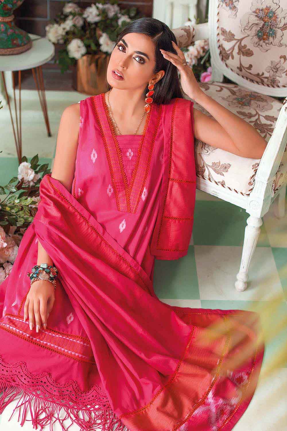 Gul Ahmed Summer 2022 · Premium Collection – 3PC Jacquard Suit MJ-22049 - Image 3