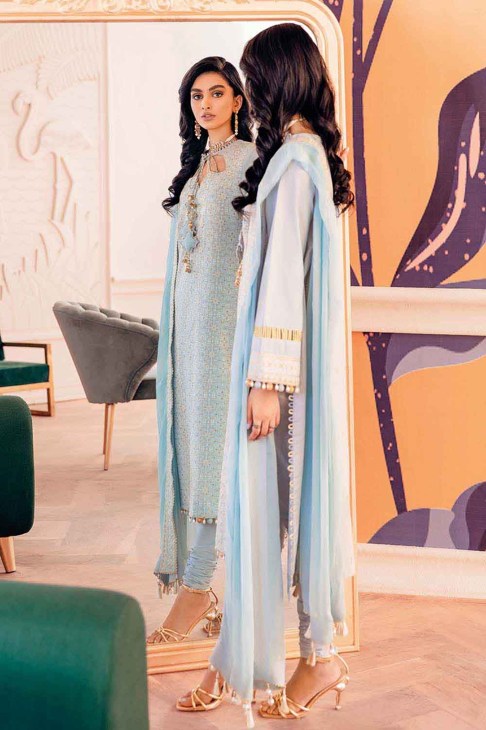 Gul Ahmed Summer 2022 · Premium Collection – 3PC Premium Embroidered Lawn Suit PM-22042 - Image 2