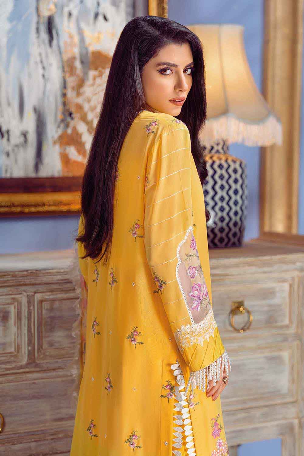 Gul Ahmed Summer 2022 · Premium Collection – 3PC Swiss Voile Embroidered Suit LSV-22004 - Image 2