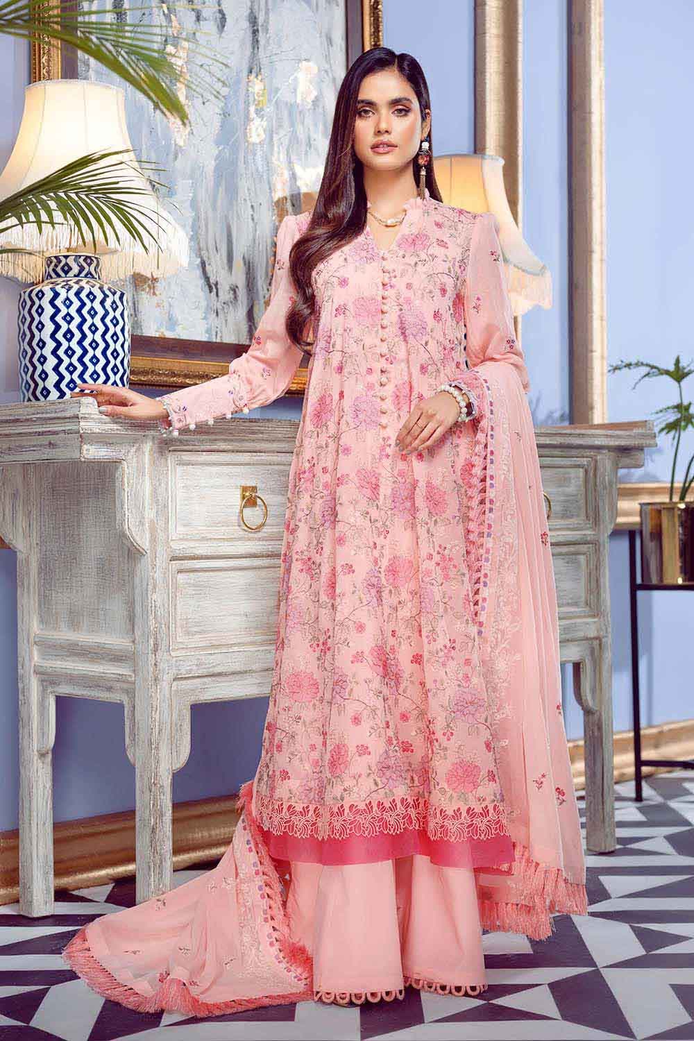 Gul Ahmed Summer 2022 · Premium Collection – 3PC Swiss Voile Embroidered Suit LSV-22013 - Image 2