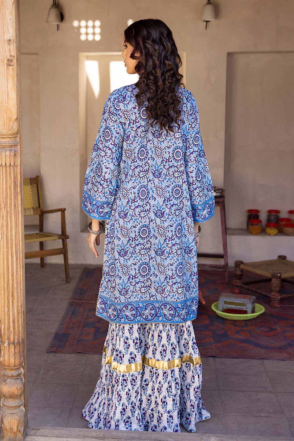 Gul Ahmed Summer Vintage Garden – 2PC Lawn Printed Shirt Trousers Suit TL-32026 A - Image 5