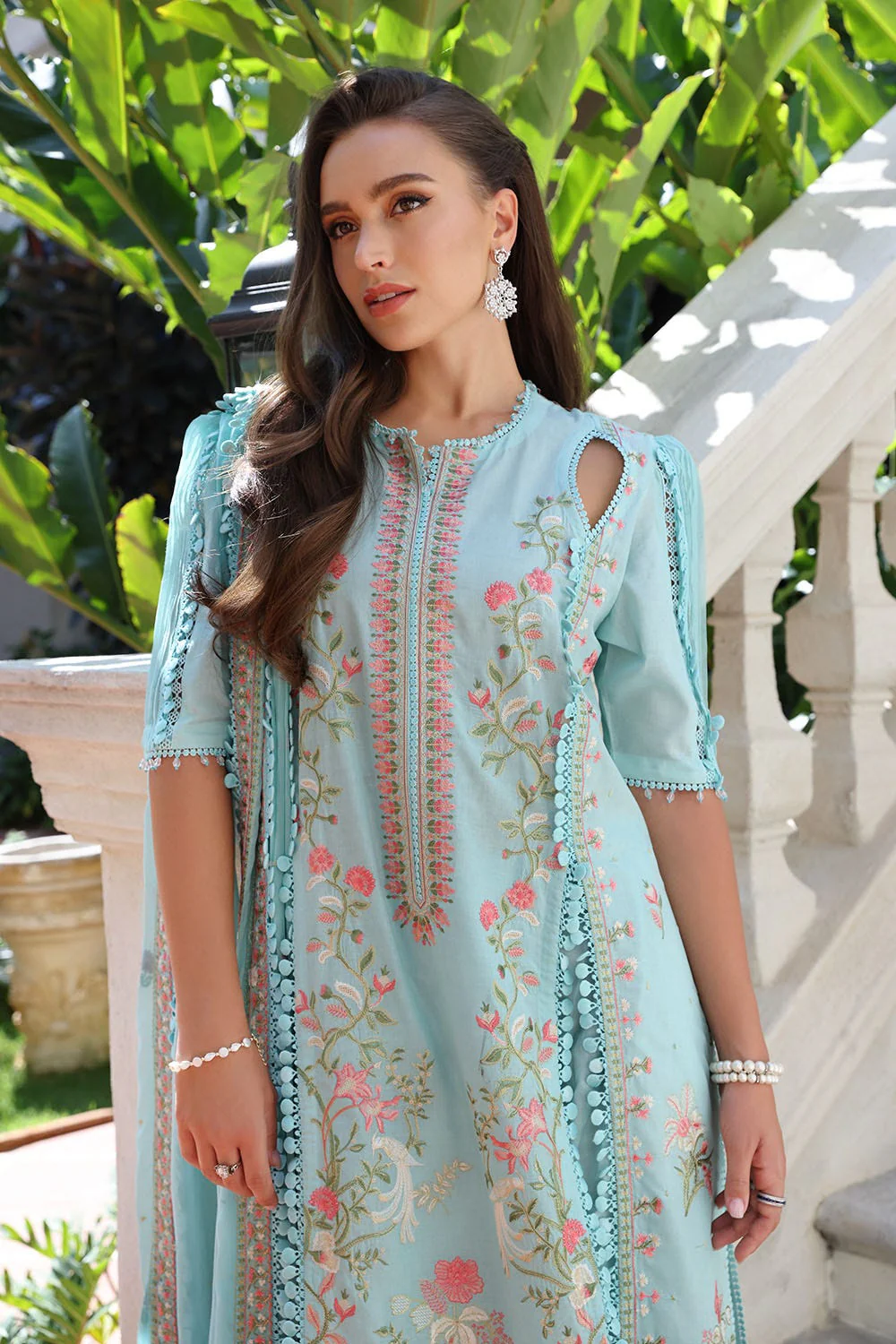 Gul Ahmed · The Joy of Summer – 3 Piece Embroidered Lawn Suit with Embroidered Chiffon Dupatta PM-52019 - Image 2