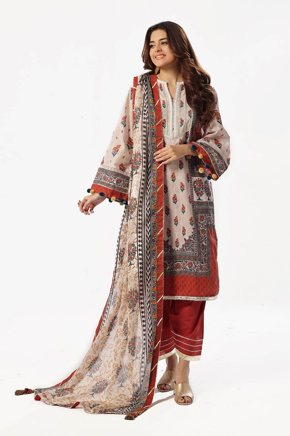 Gul Ahmed · The Joy of Summer – 3 Piece Printed Lawn Suit with Printed Lawn Dupatta CL-52511 - Image 5