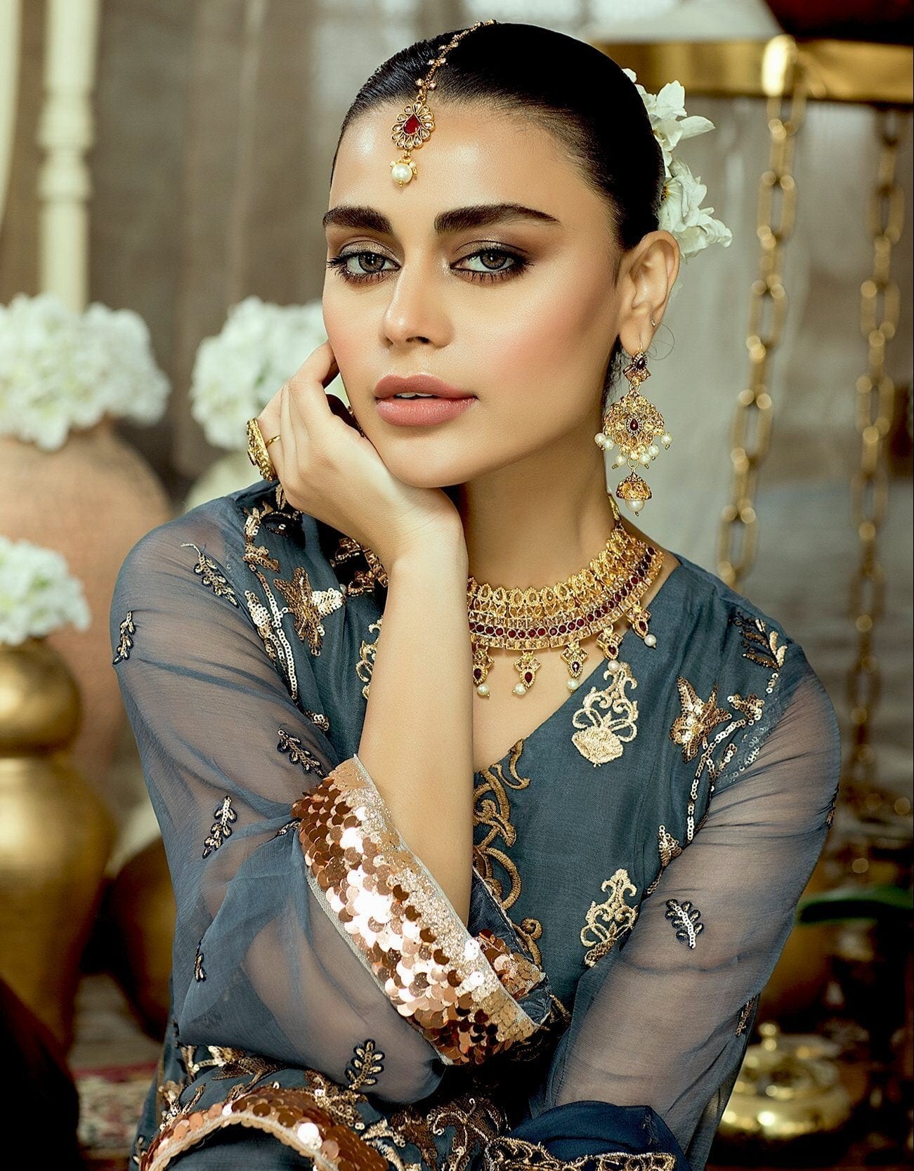 Gul-e-Azal Luxury Chiffon Collection – Spring Illusions - Image 3