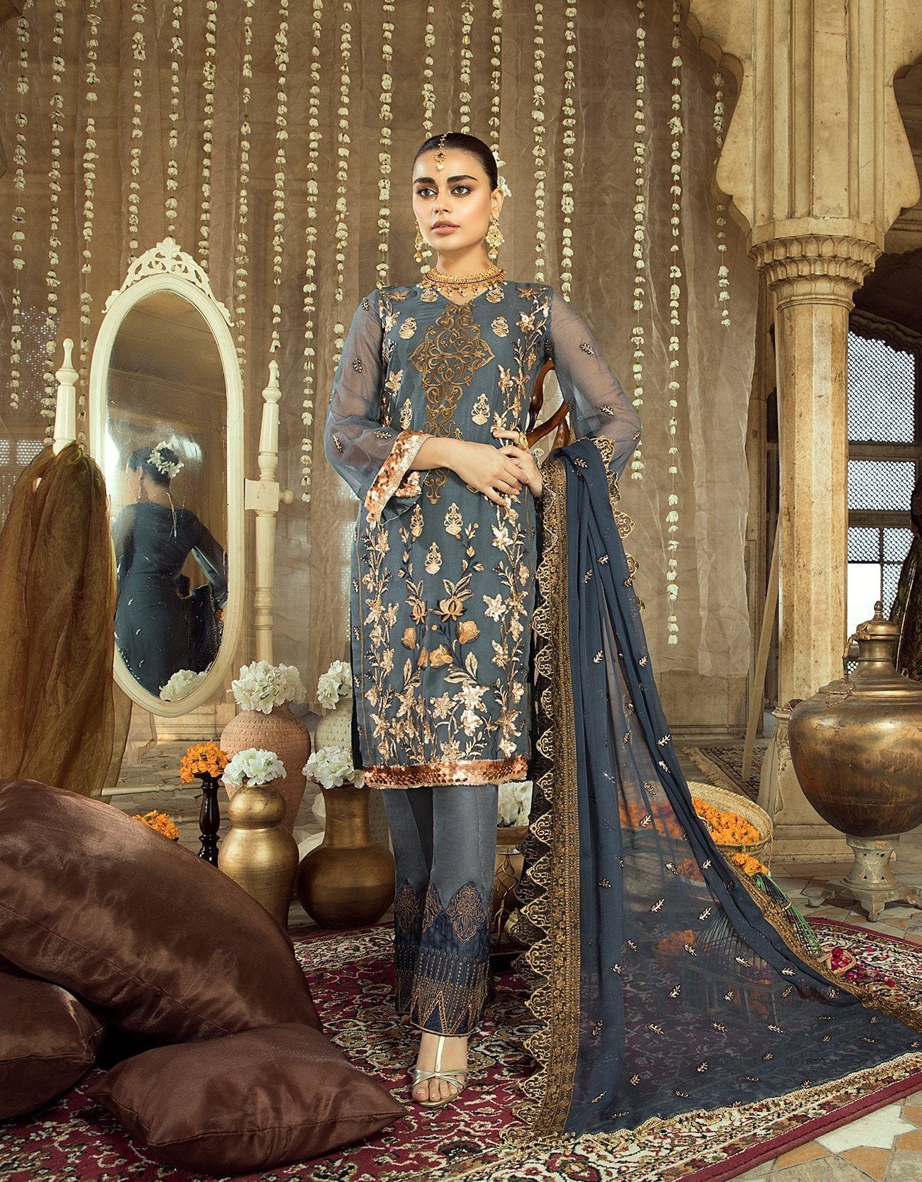 Gul-e-Azal Luxury Chiffon Collection – Spring Illusions - Image 6