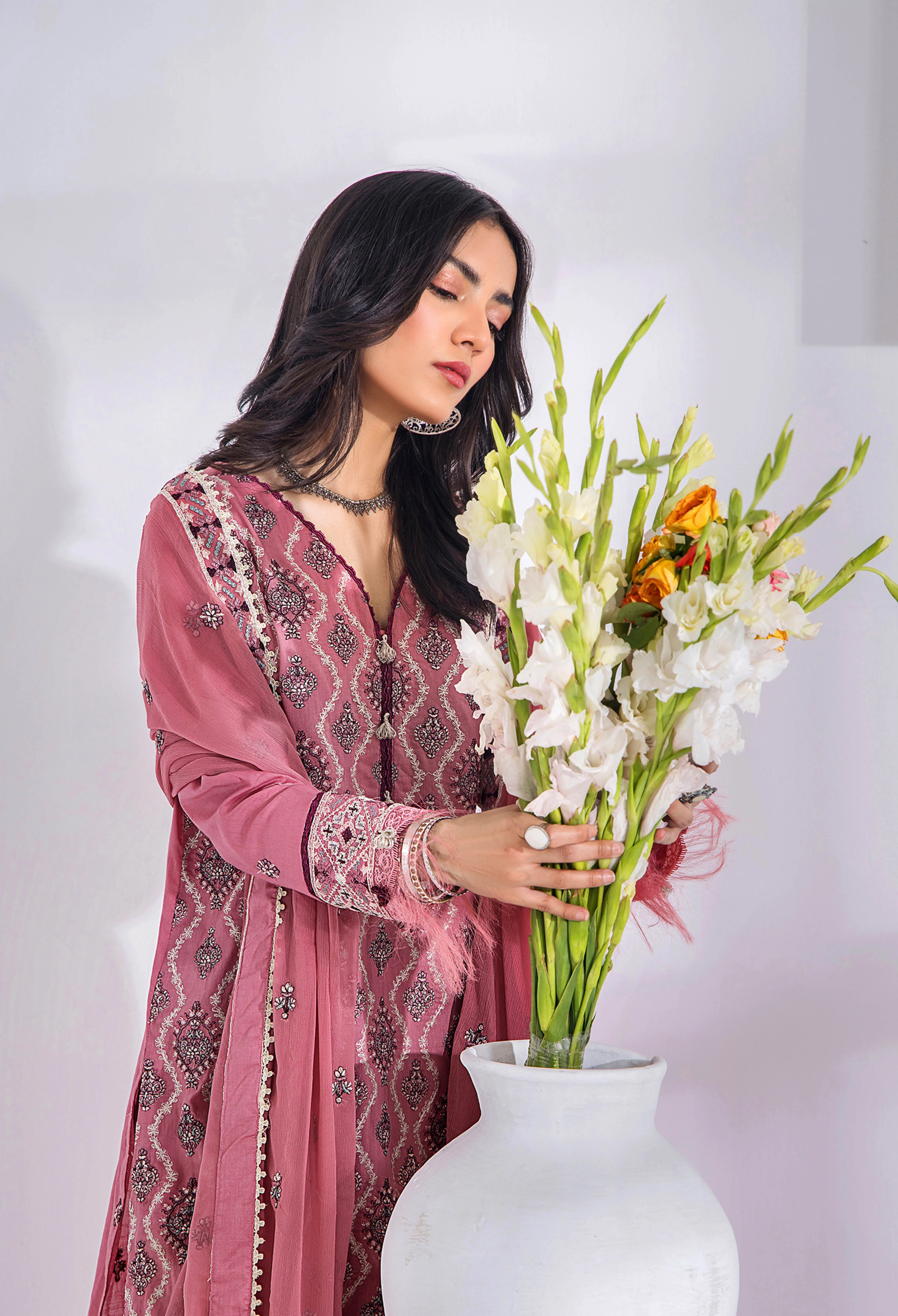 Gull Embroidered Lawn by Adans Libas – 5246 - Image 5
