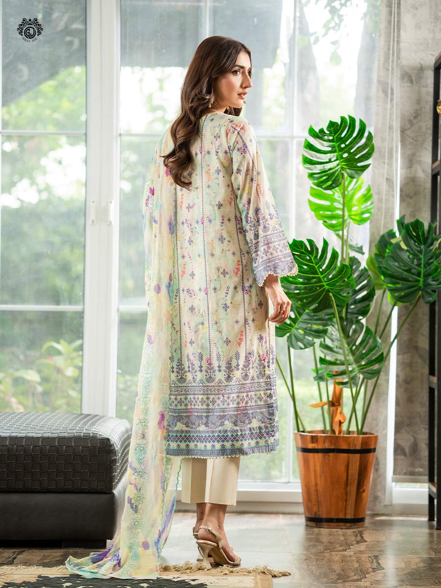 Gulljee Laleh Lawn Collection – GLL2301A2 - Image 3