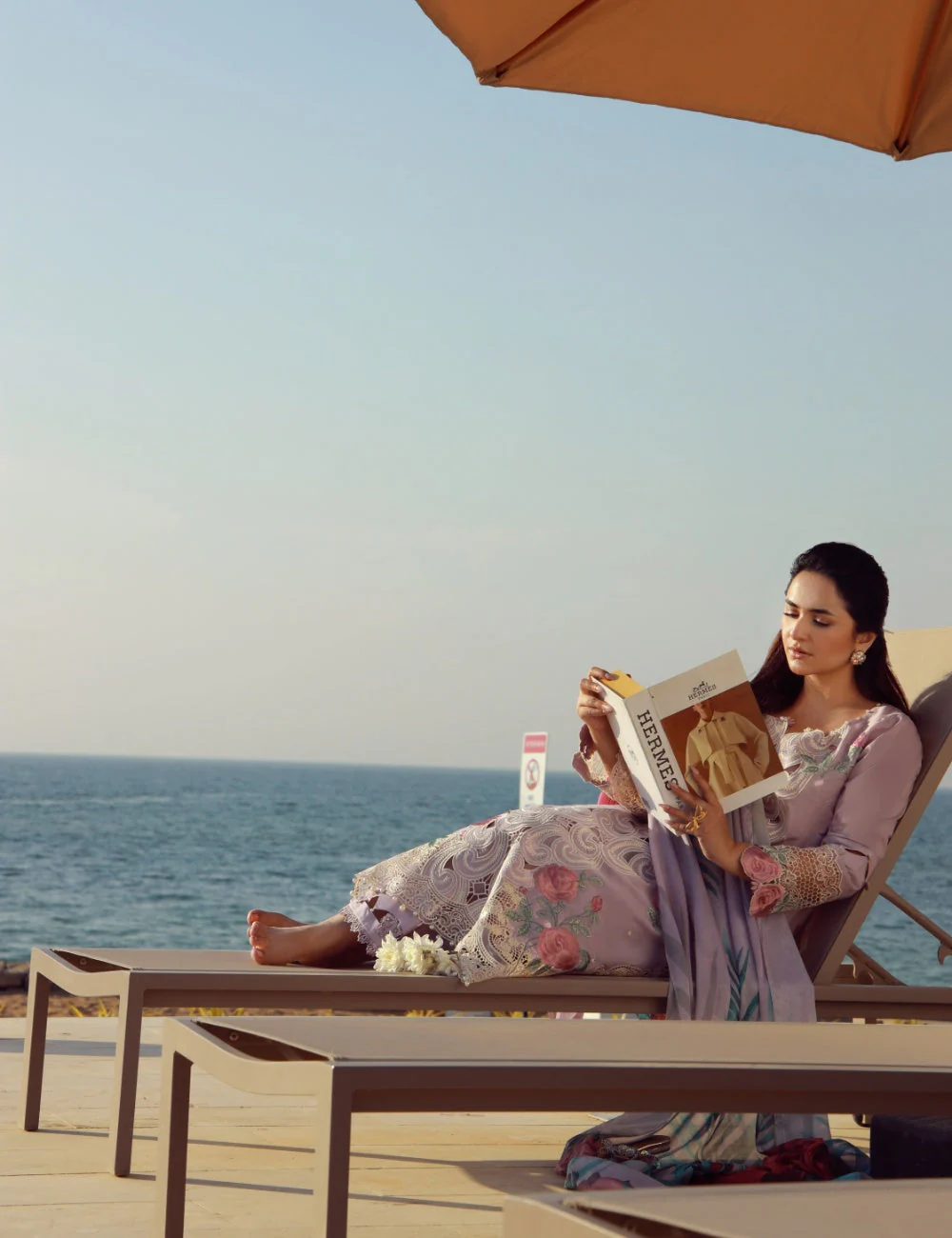 Gulmina Luxury Lawn – Muave Magic - Image 6