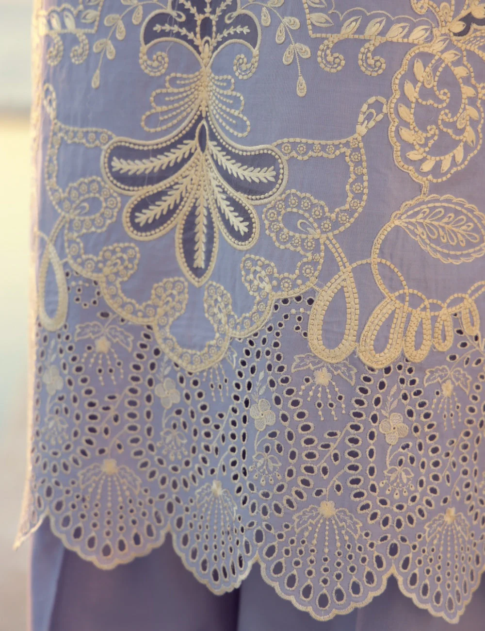 Gulmina Luxury Lawn – Periwinkle - Image 3