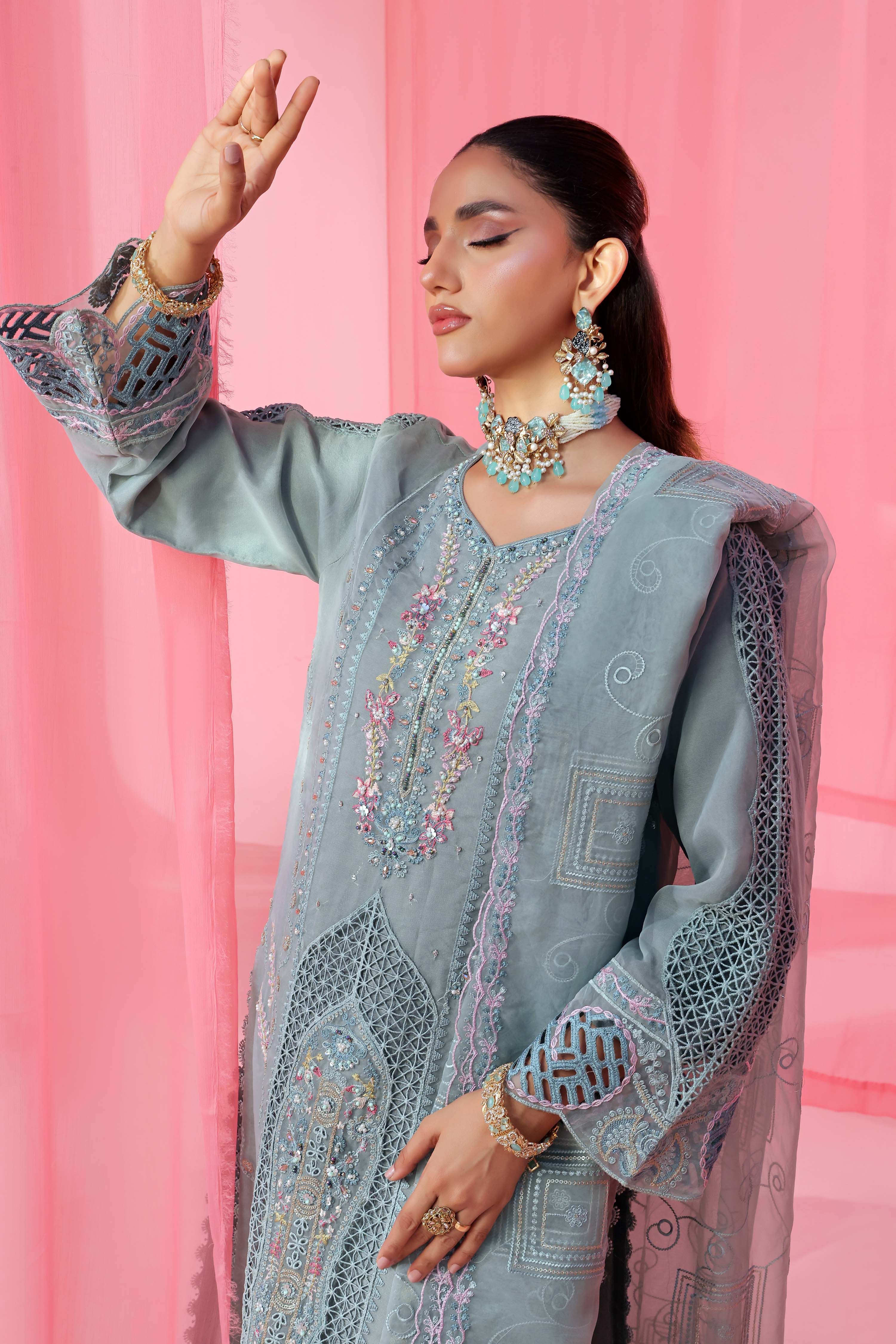 Guzel Noori RTW Organza Formal Pret – Ghazal - Image 2