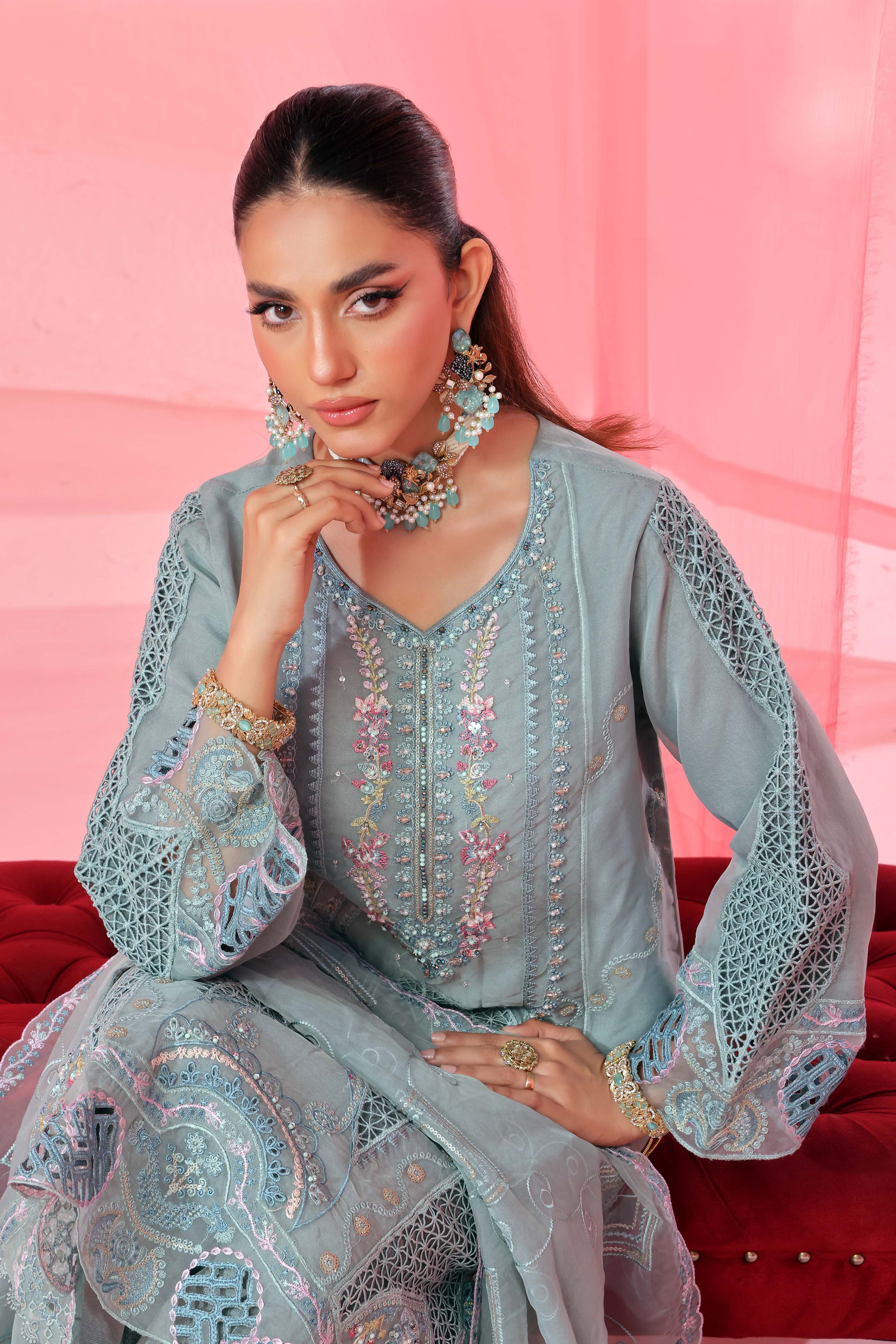 Guzel Noori RTW Organza Formal Pret – Ghazal - Image 3