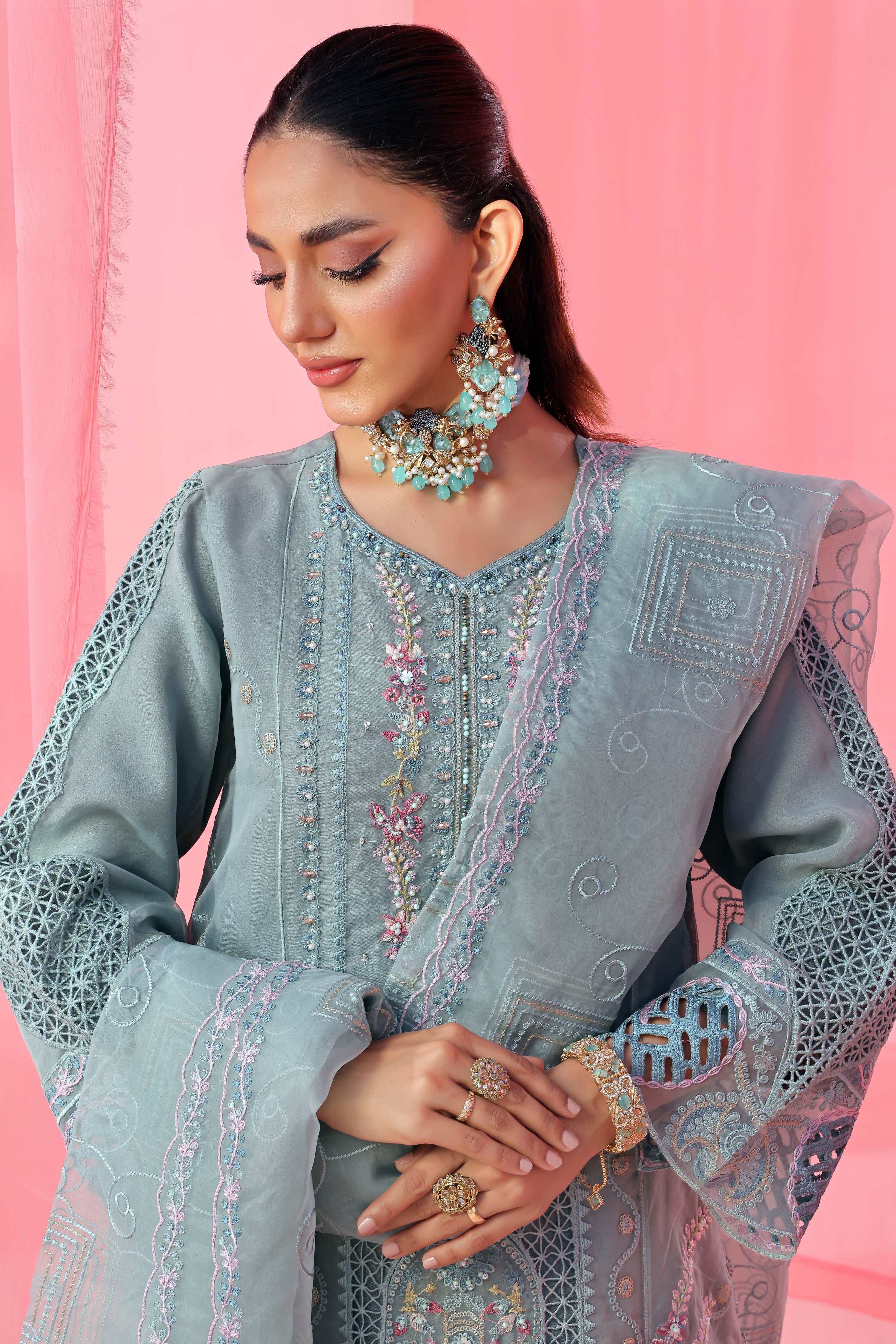 Guzel Noori RTW Organza Formal Pret – Ghazal - Image 6