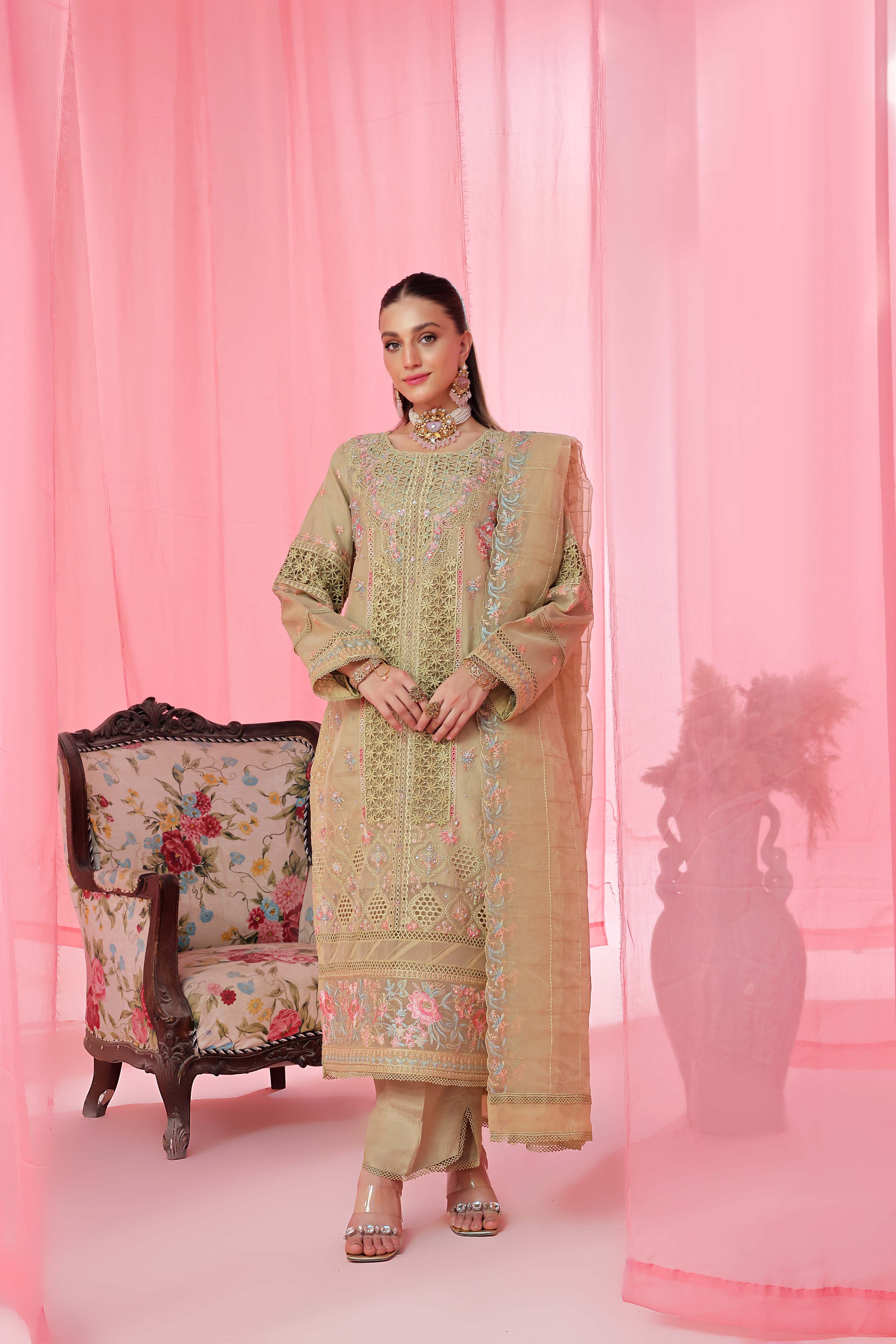 Guzel Noori RTW Organza Formal Pret – Nouran - Image 3