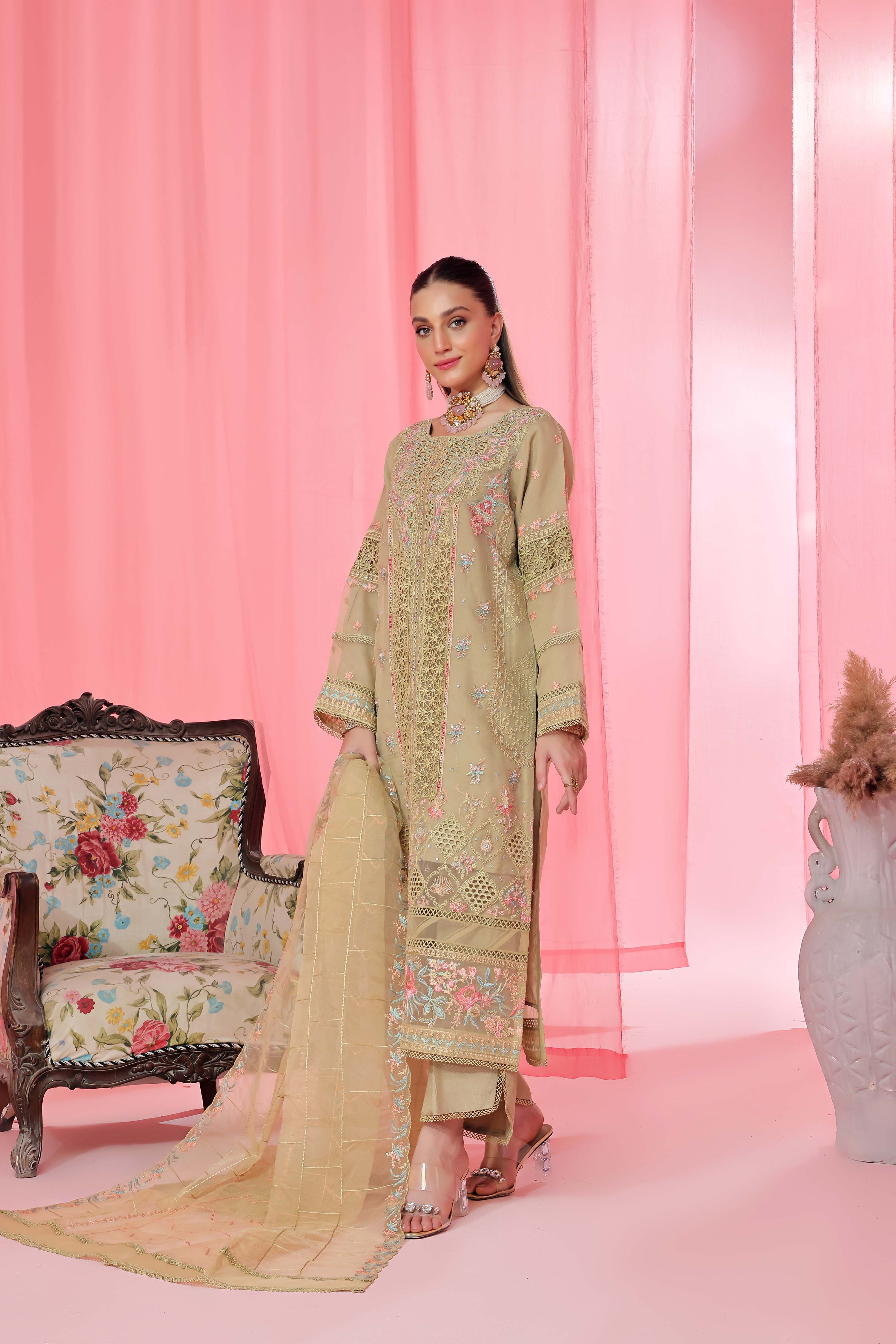 Guzel Noori RTW Organza Formal Pret – Nouran - Image 6