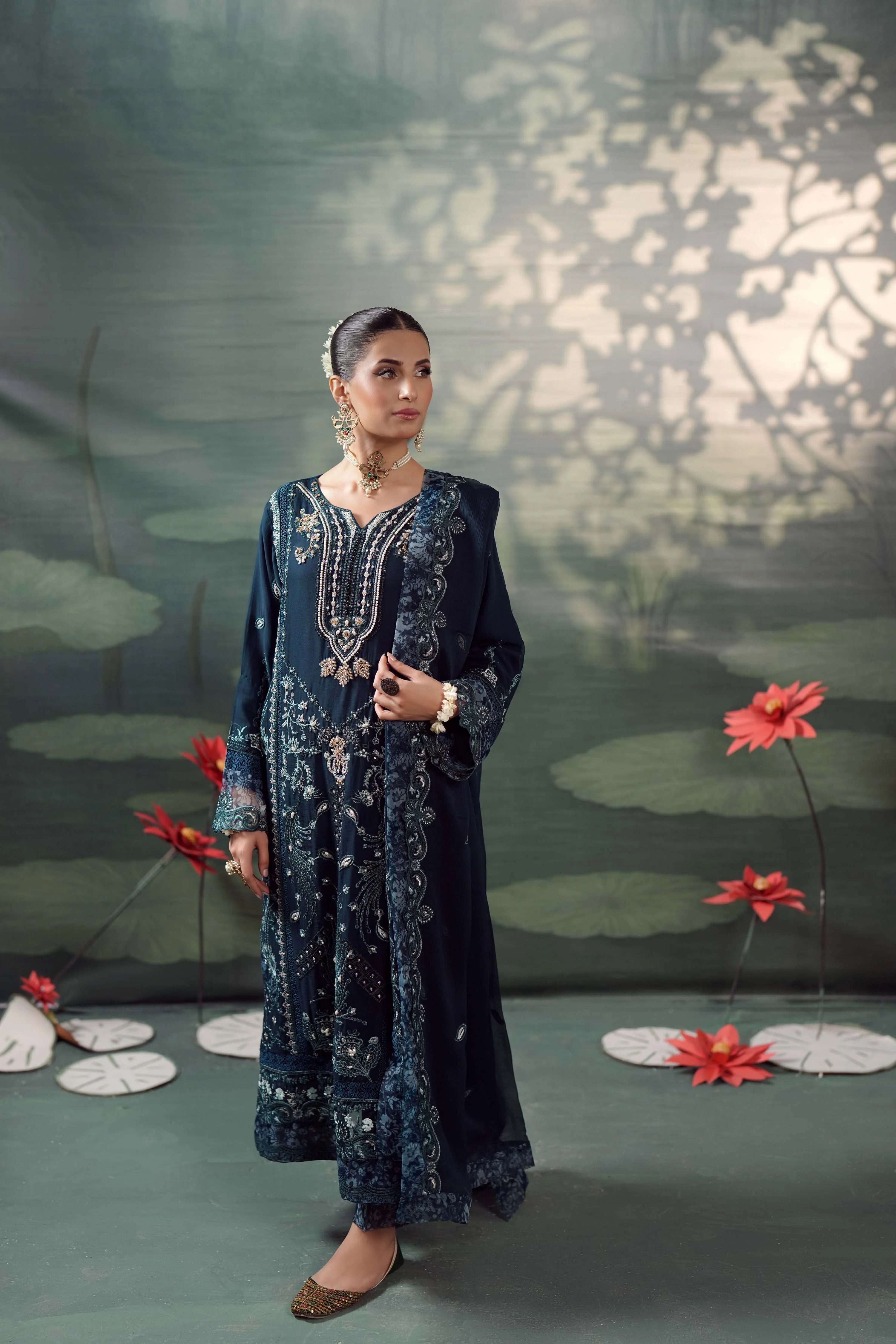 Guzel Silvaana RTW Chiffon Formal Pret – Linaah - Image 5