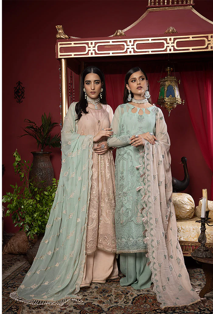 Heer by Humdum Formal Chiffon Collection – HR-09 - Image 3