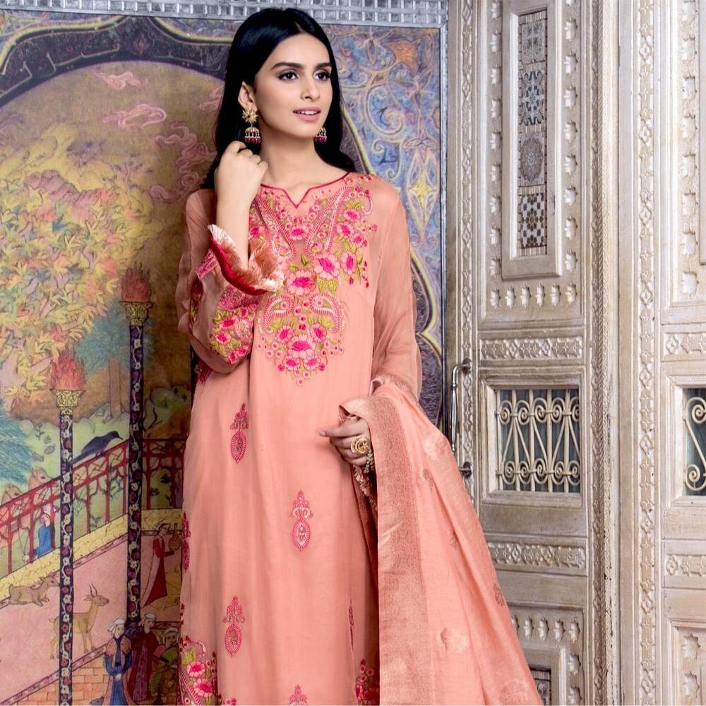 Honey Waqar Malika Serena Chiffon Collection '21 – NOOR-UL-NISA - Image 4
