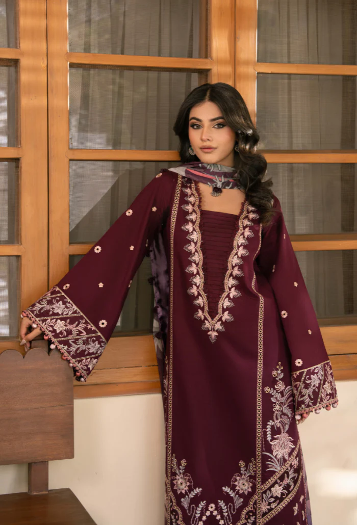 Humdum Mehrmaa Lawn – D05 Mahveen - Image 3