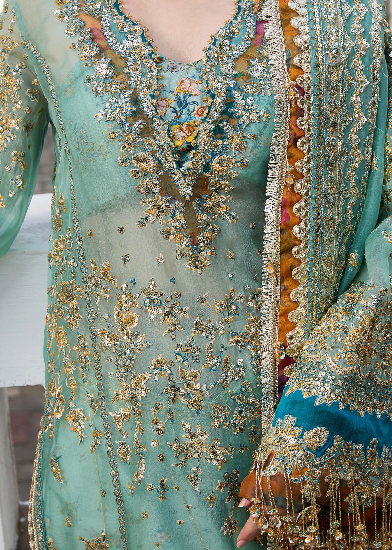 Hussain Rehar Darlings Festive Luxury Formals – Miraye - Image 4