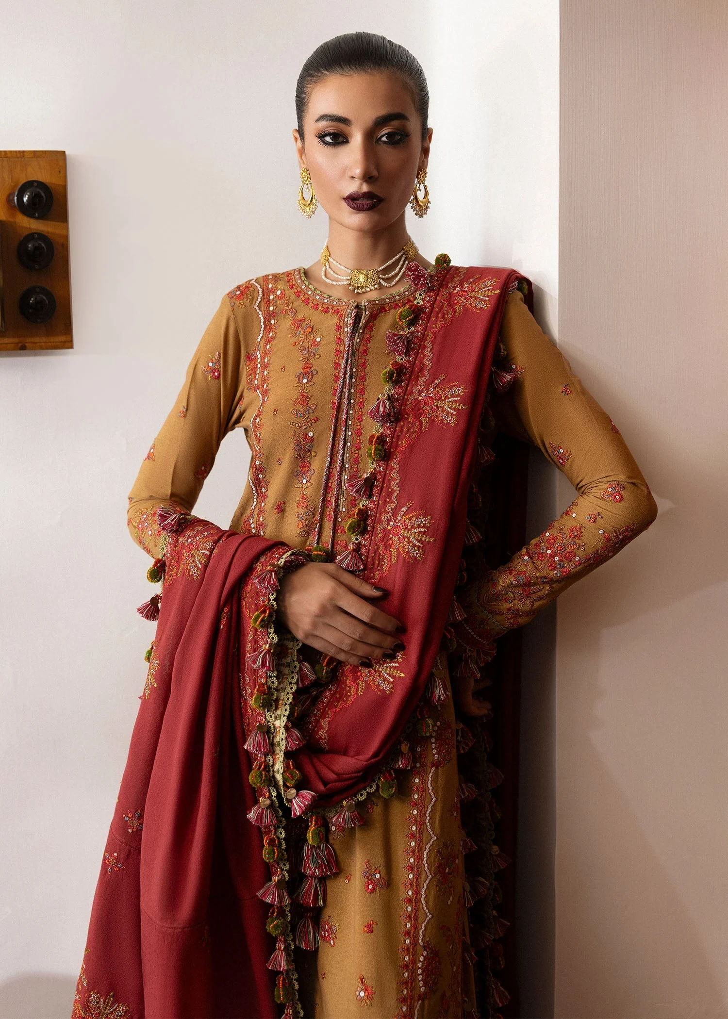 Hussain Rehar Karandi Winter Edition – Tawn - Image 4