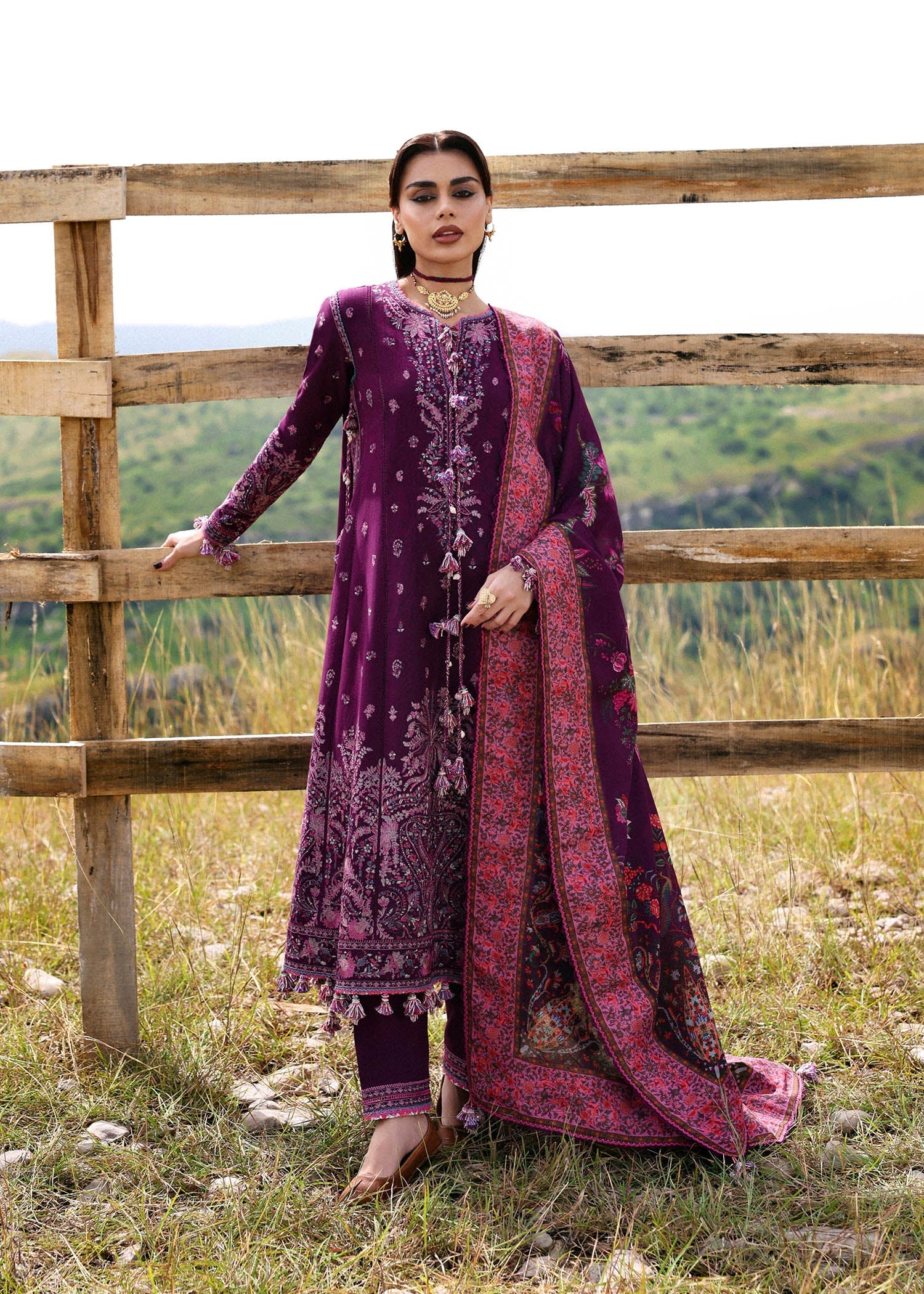 Hussain Rehar Khaddar Winter Edit – Jamni - Image 3