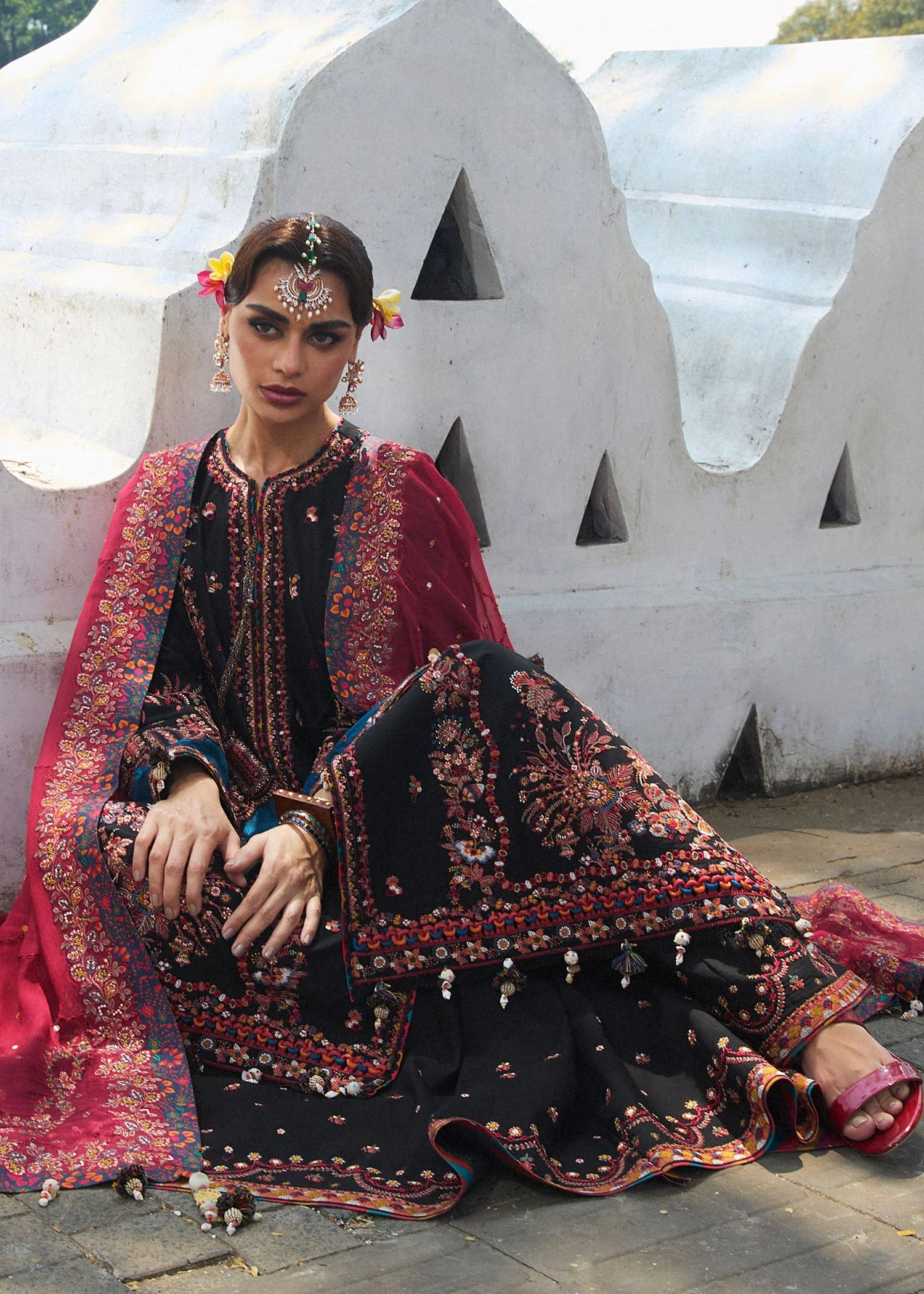 Hussain Rehar Luxury Lawn – Bliz - Image 8
